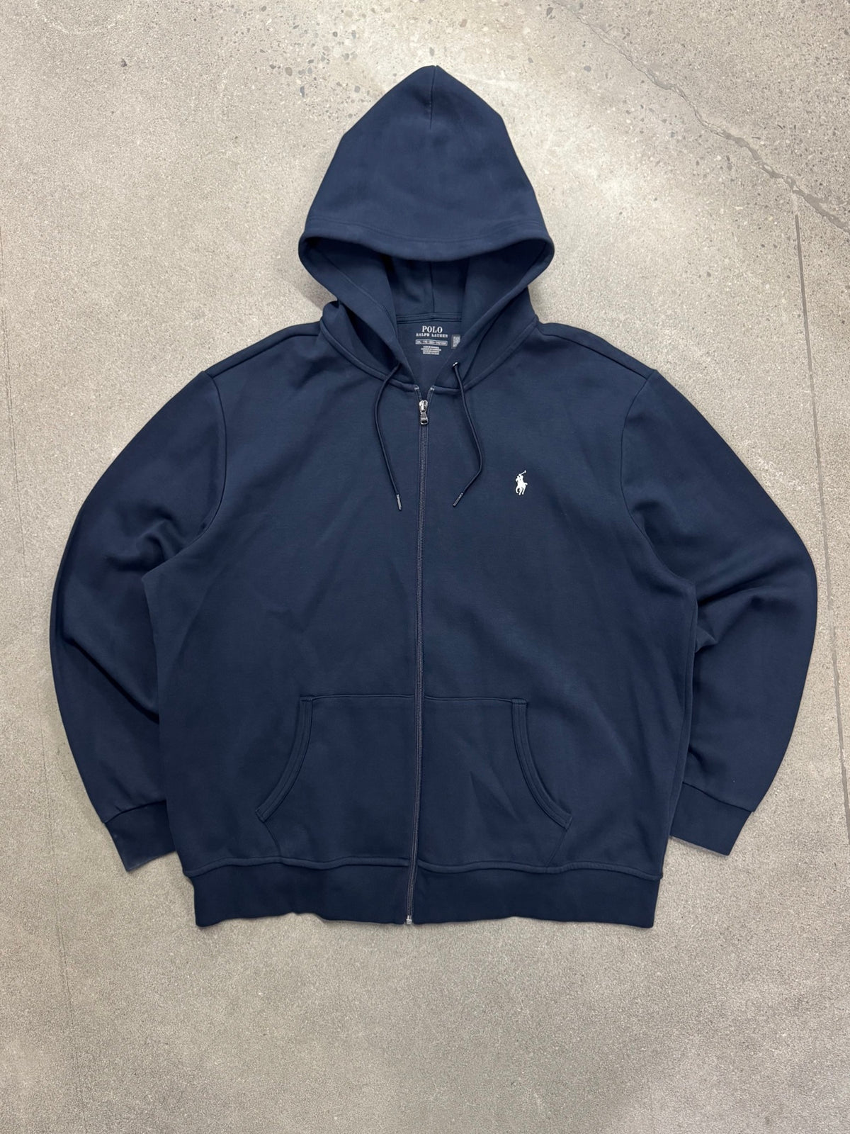 Polo Ralph Lauren Double-Knit Full-Zip Hoodie - XXL