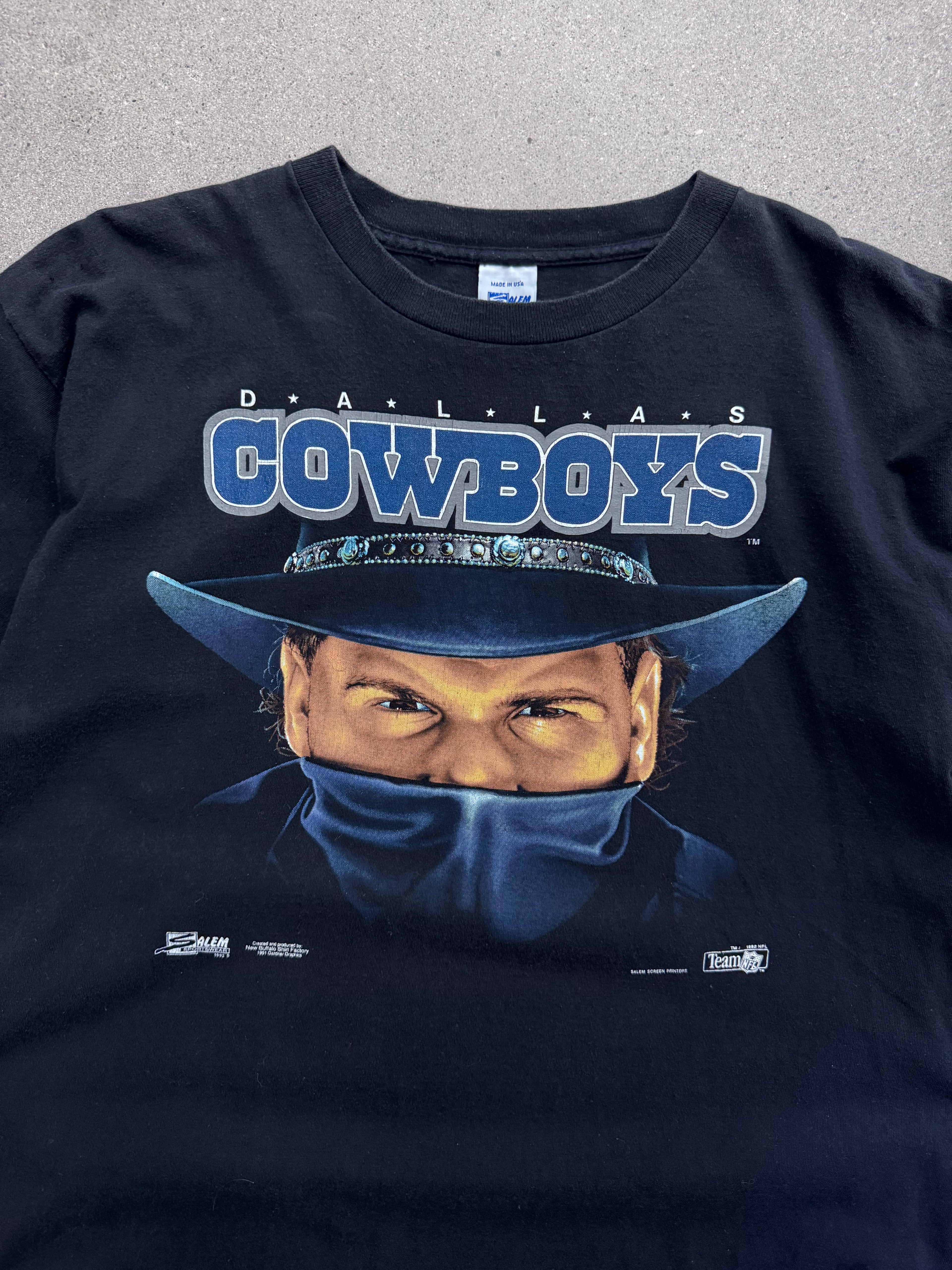 1992 Salem Sportswear Dallas Cowboys NFL T-Shirt - XL