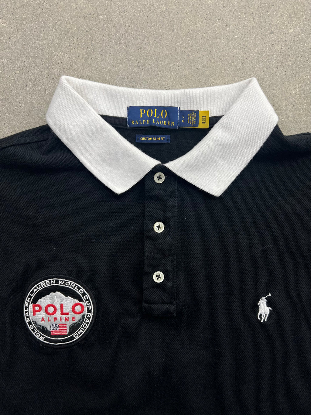 Polo Ralph Lauren Alpine World Cup Racing Polo Shirt - L