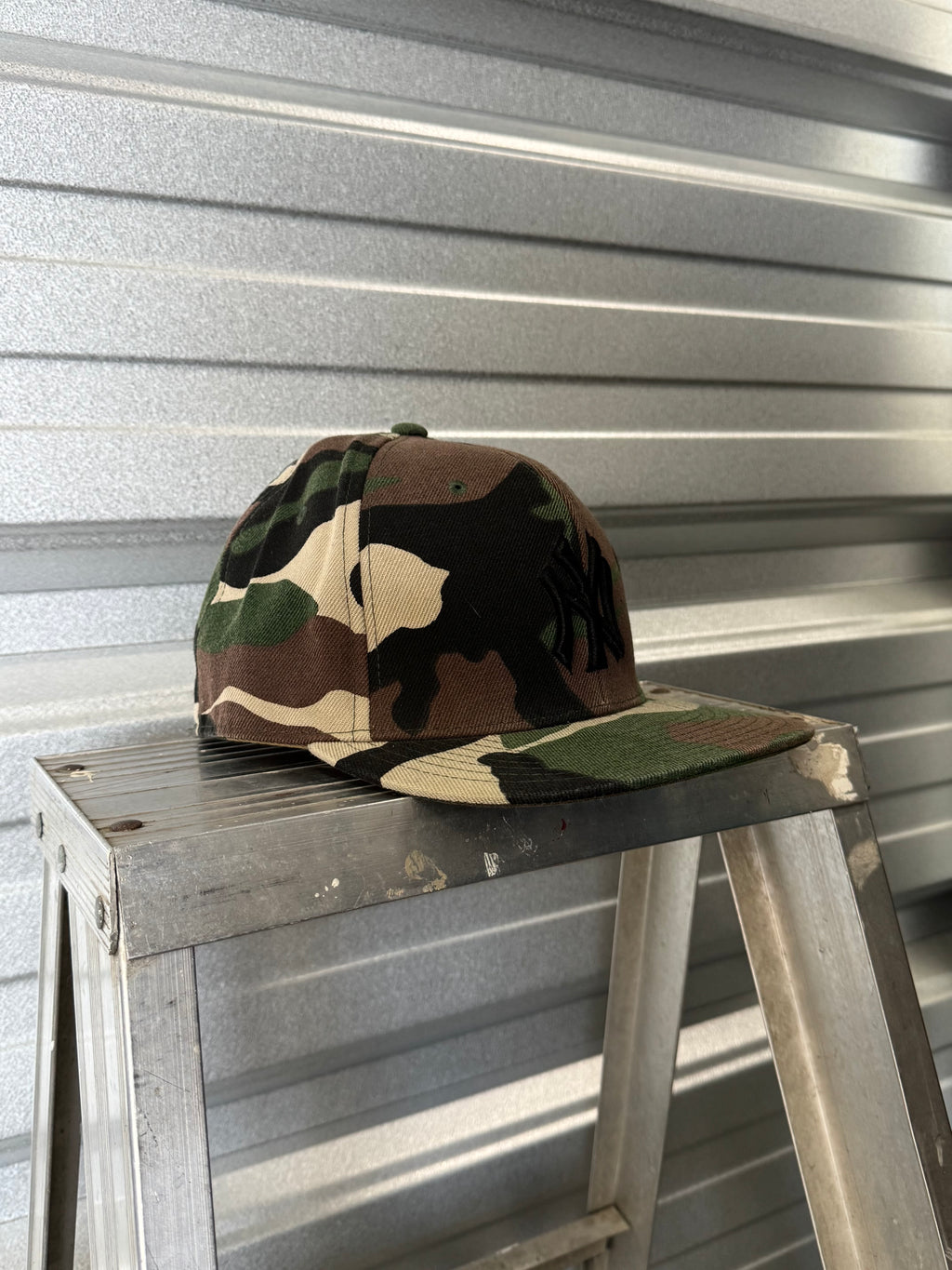 New York Yankees Woodland Camo New Era Fitted - 7 1/2