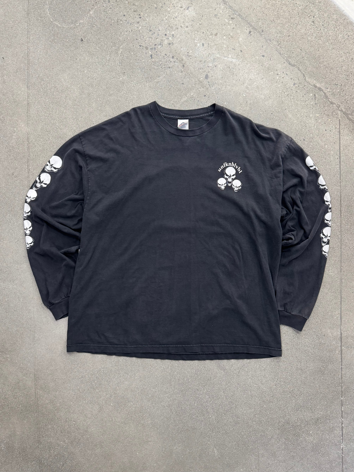 Unfknblvbl Motorcycle Skull Long Sleeve Shirt - XXXL