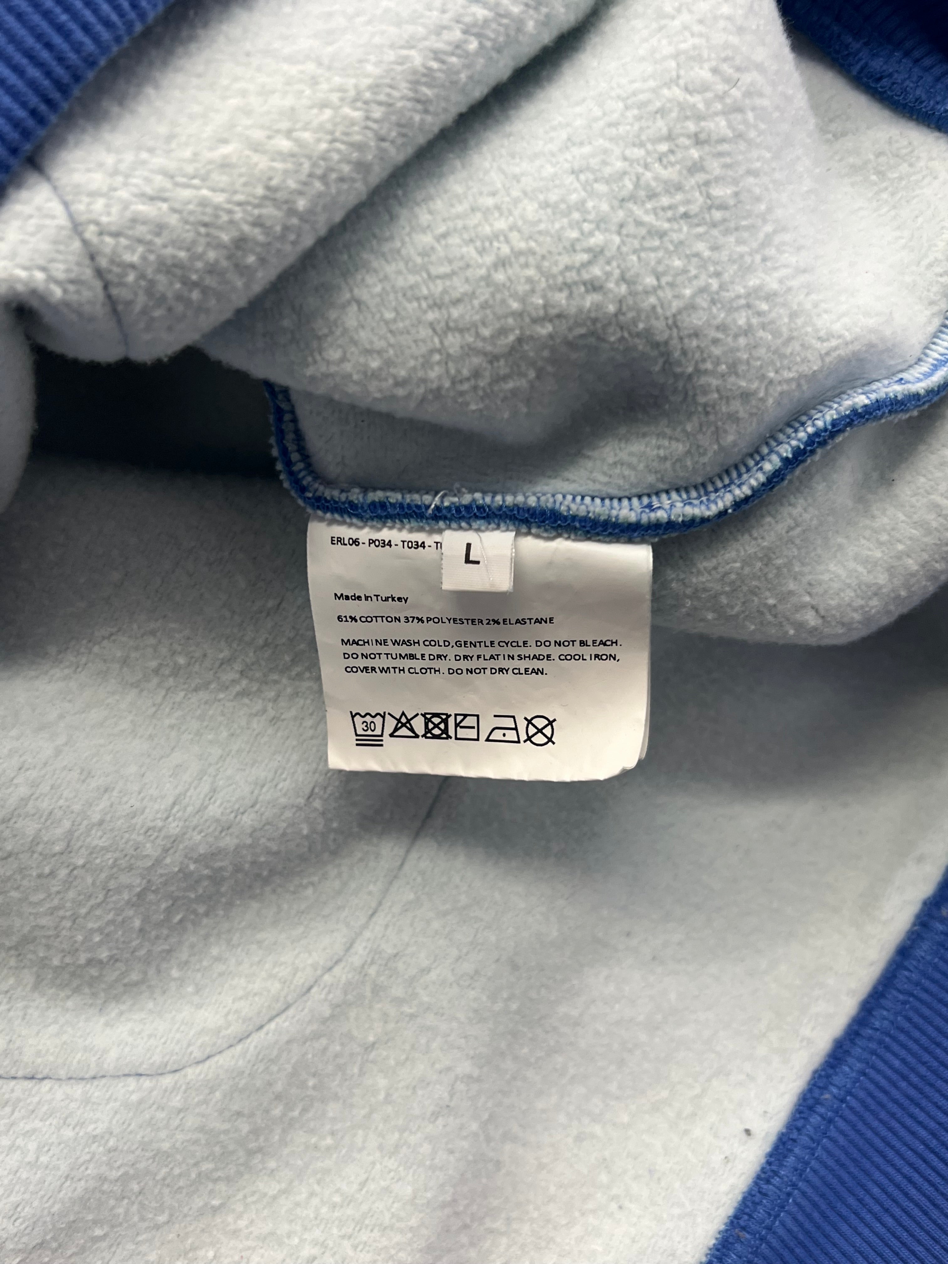 ERL Paneled Swirl Hoodie - L
