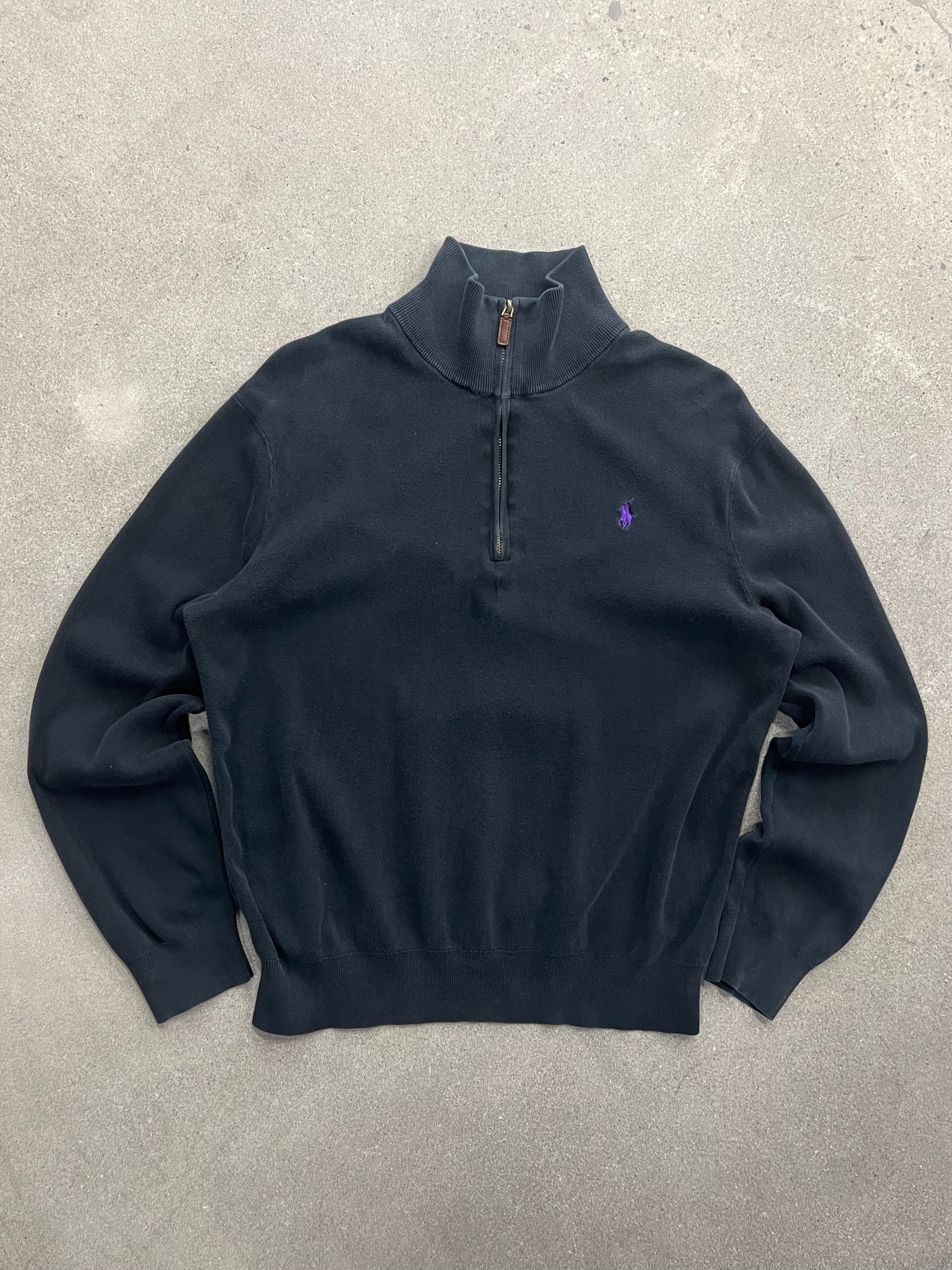 Polo Ralph Lauren Quarter Zip Sweater - M