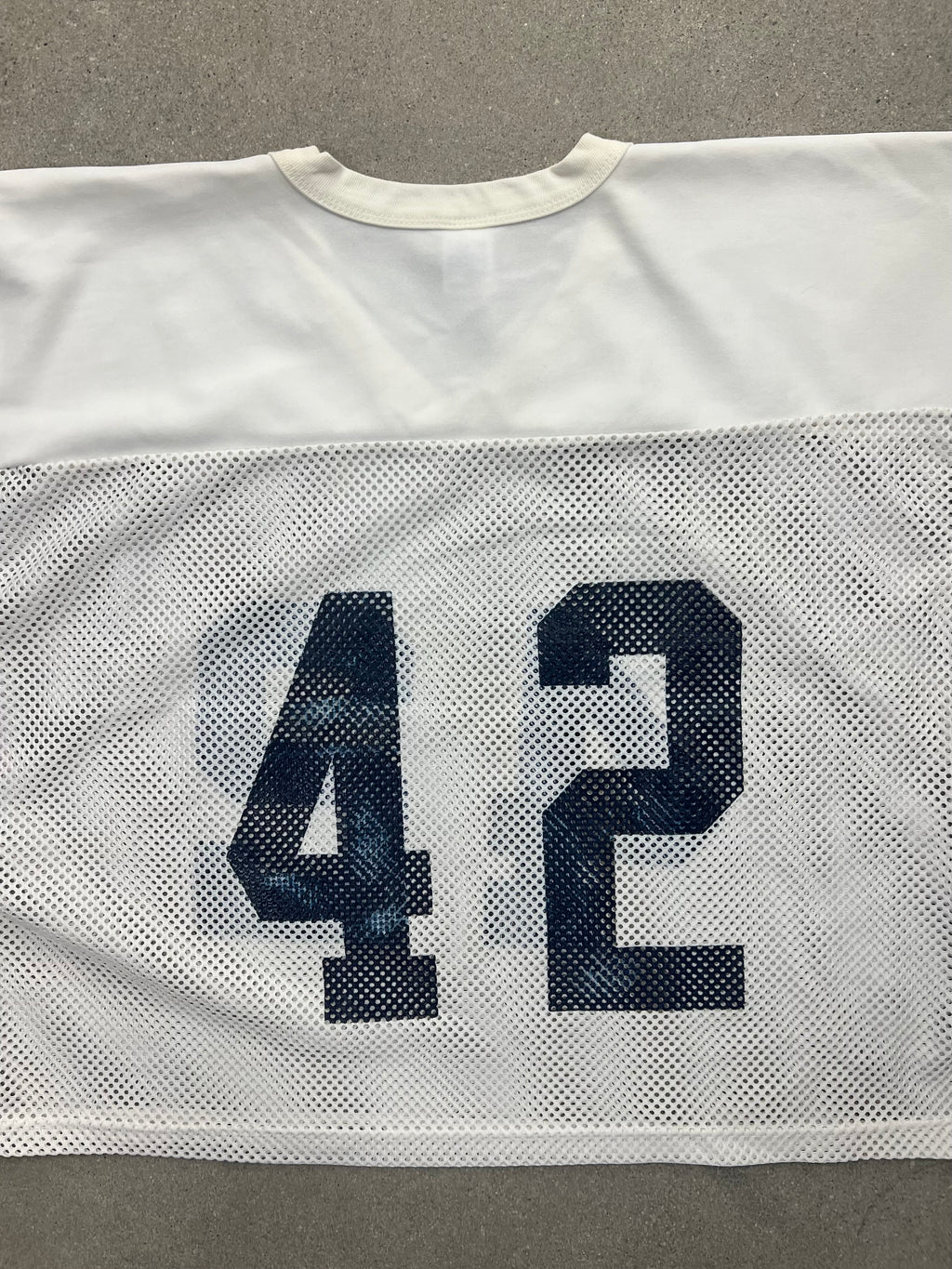 Russell Athletic Cropped Mesh Football Practice Jersey - M