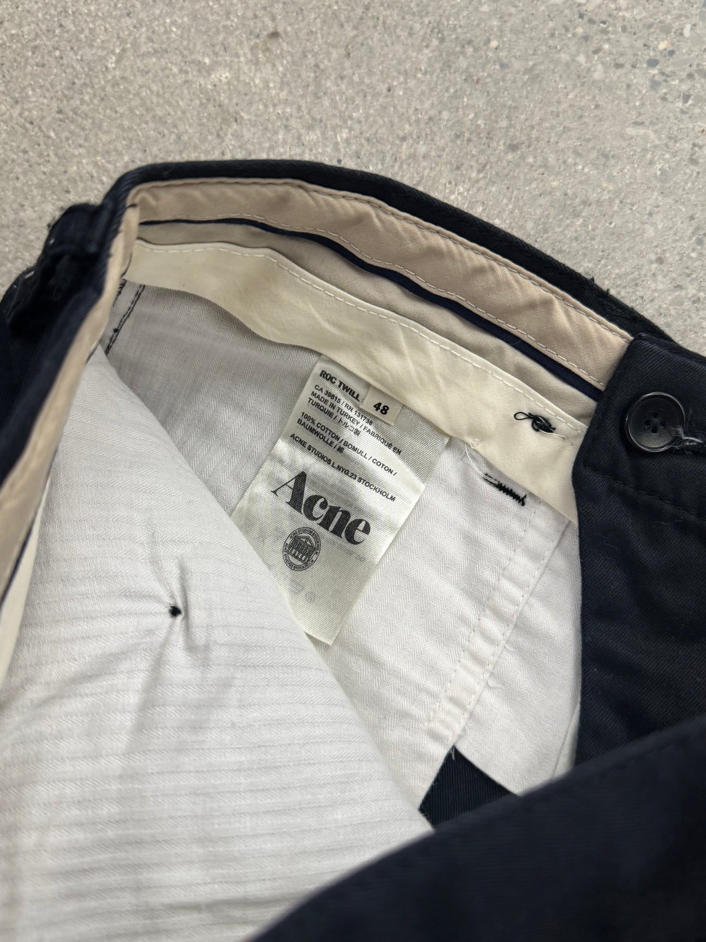Acne Studios Roc Twill Pants - 30”