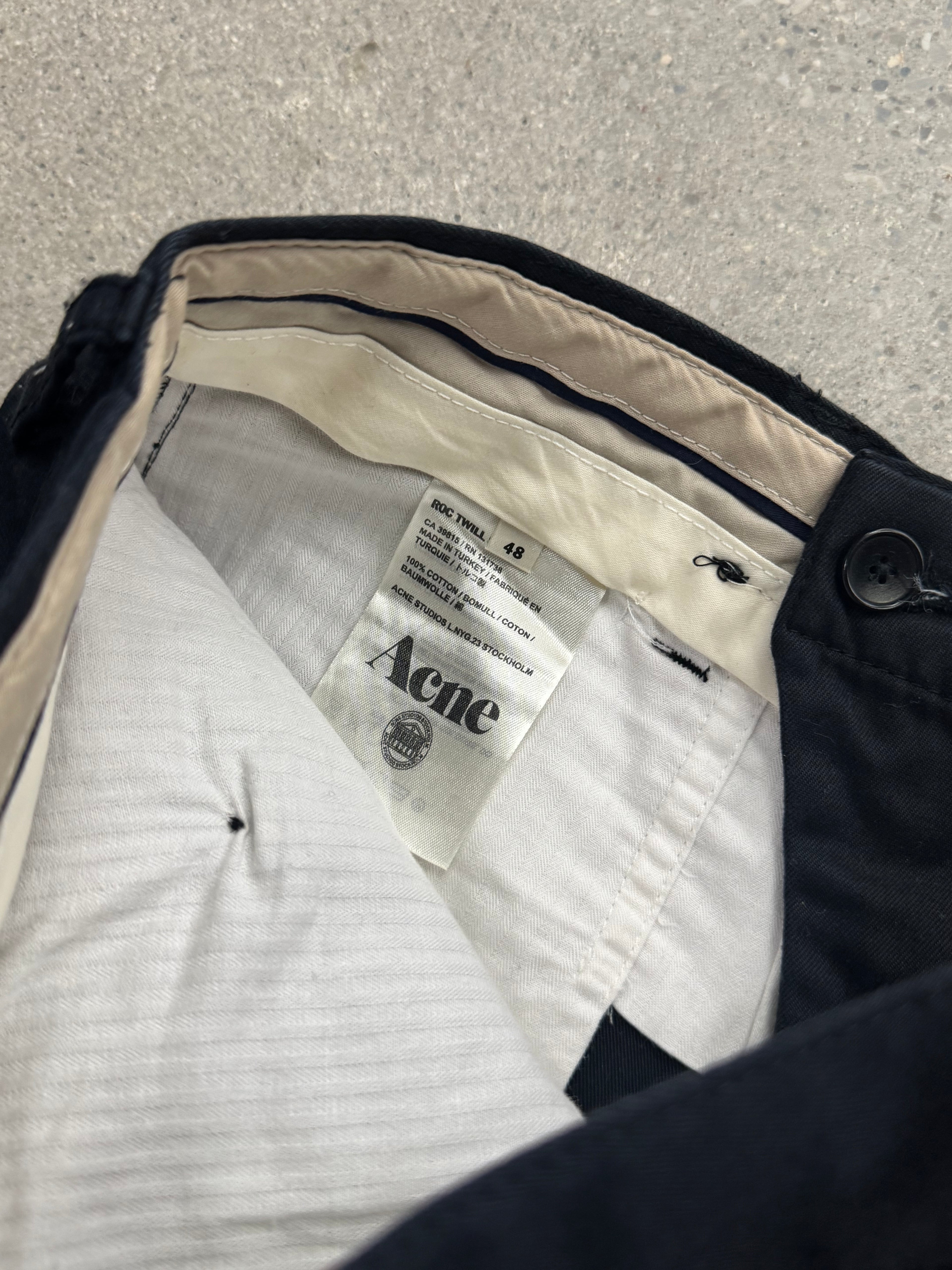 Acne Studios Roc Twill Pants - 30”