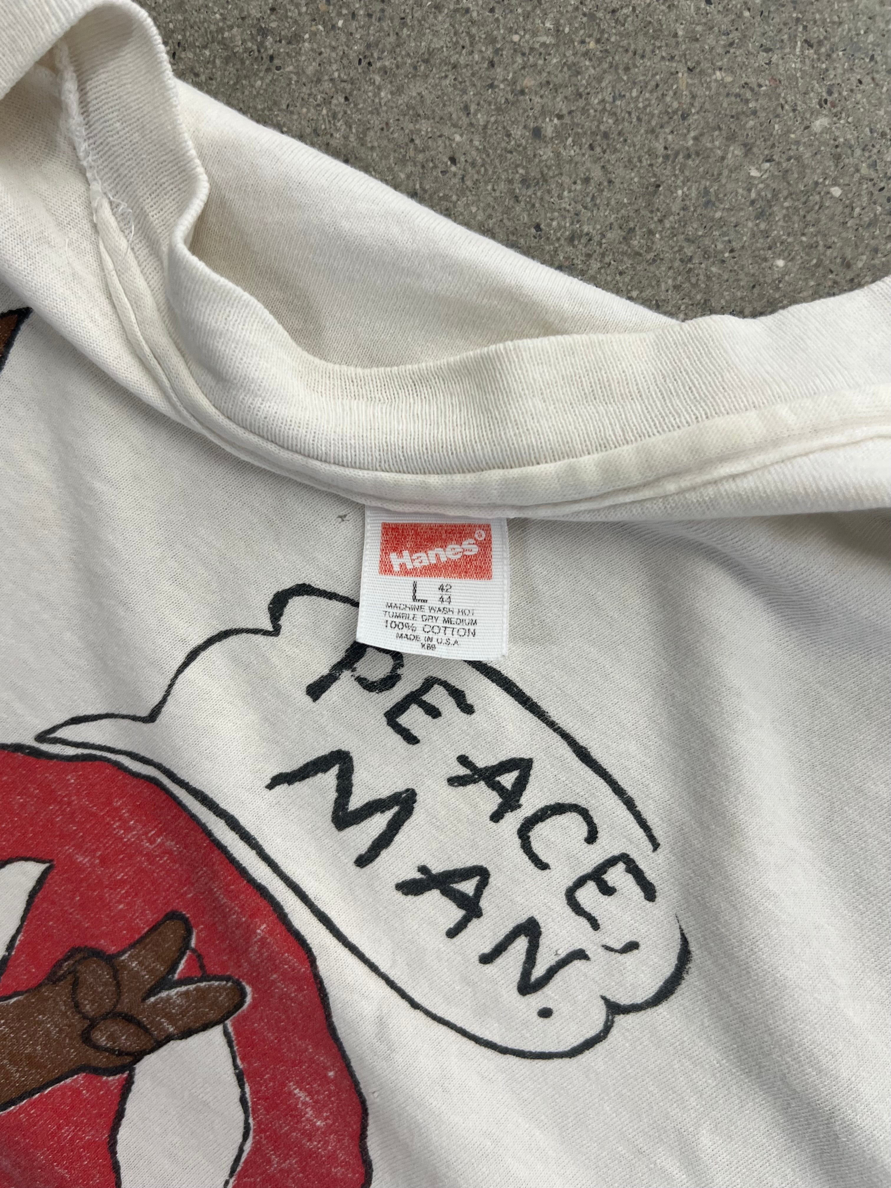 Bootleg Black Bart Simpson Peace T-Shirt - L