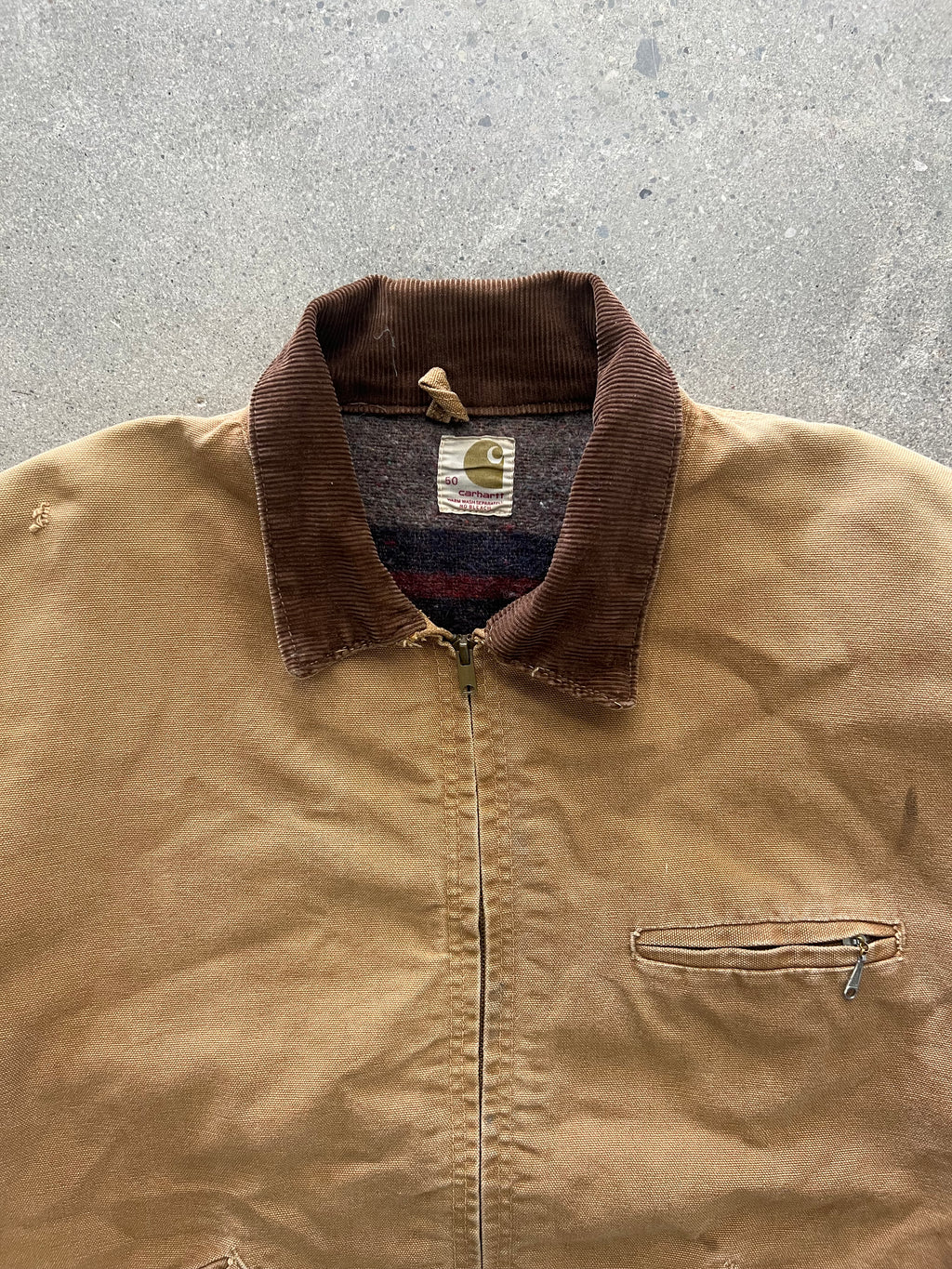 Carhartt Detroit Blanket Lined Work Jacket - XL
