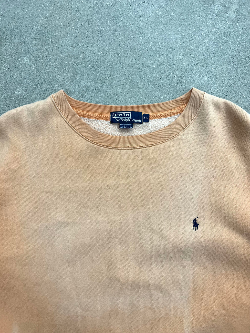 Polo By Ralph Lauren Faded Crewneck Sweatshirt - XXL