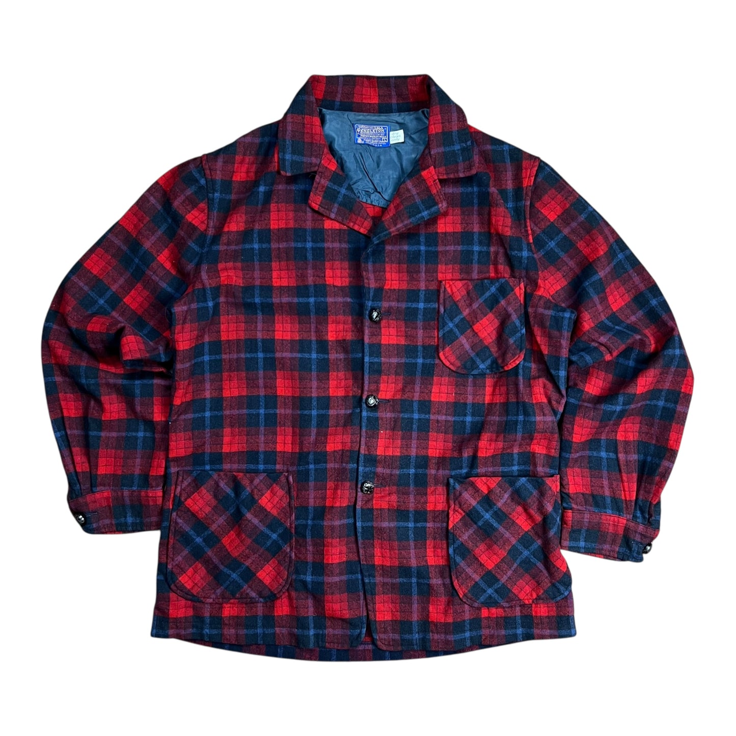 Pendleton Red Wool Button-up Jacket - L