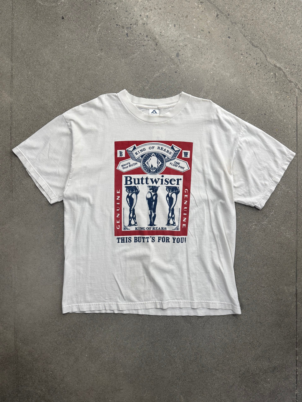 T-Shirt Parodie Buttwiser King Of Rears - XL