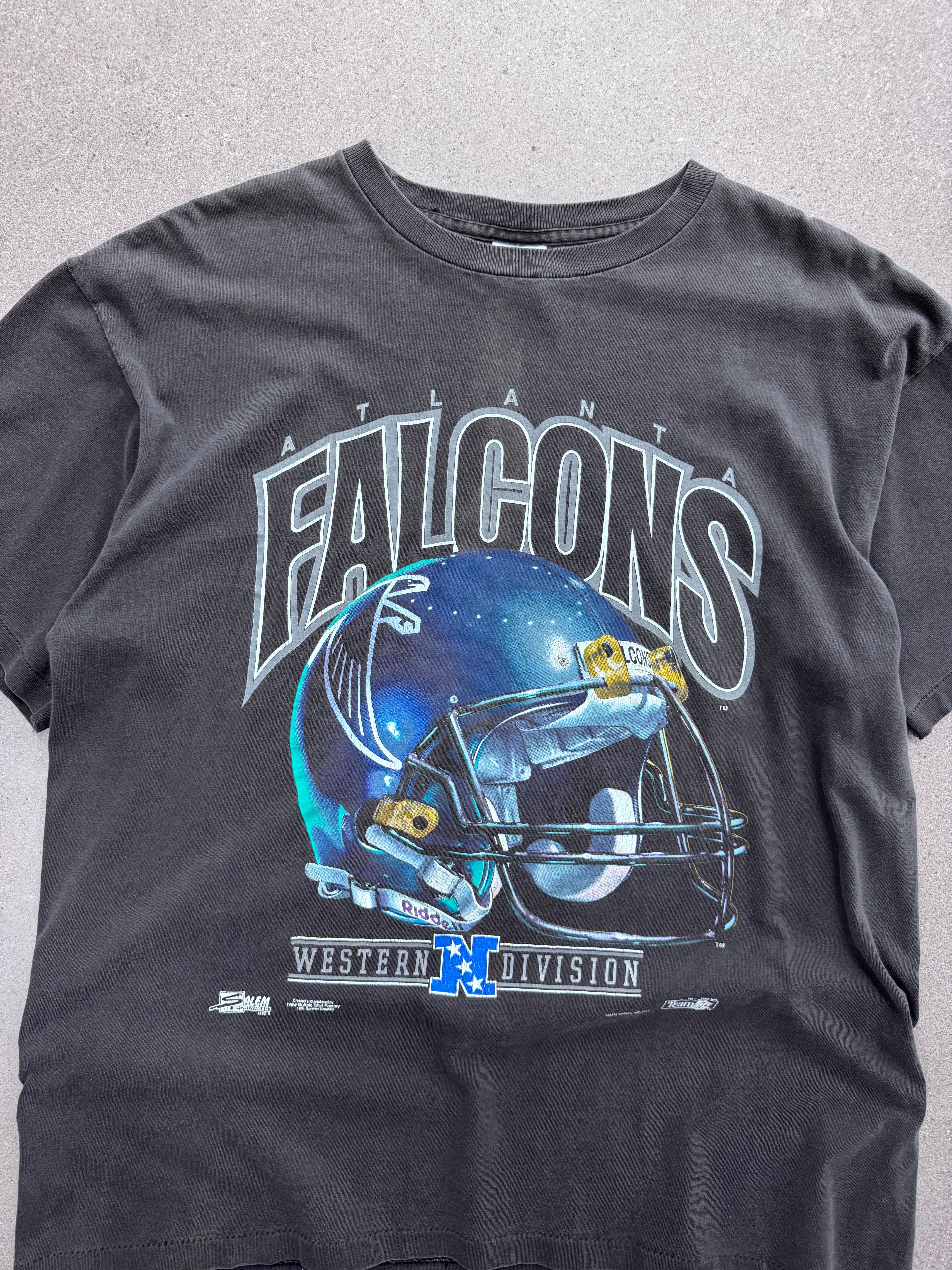 Faded 1992 Salem Sportswear Atlanta Falcons NFL T-Shirt - XL