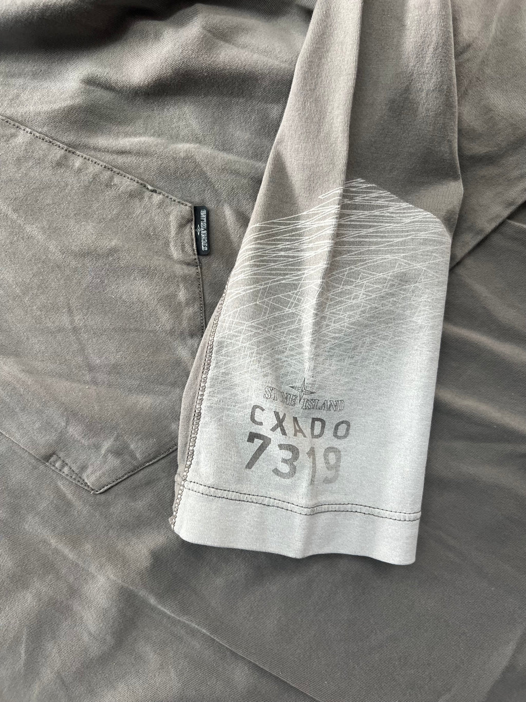 Stone Island Shadow Project Garment Dyed Long Sleeve Shirt - XL