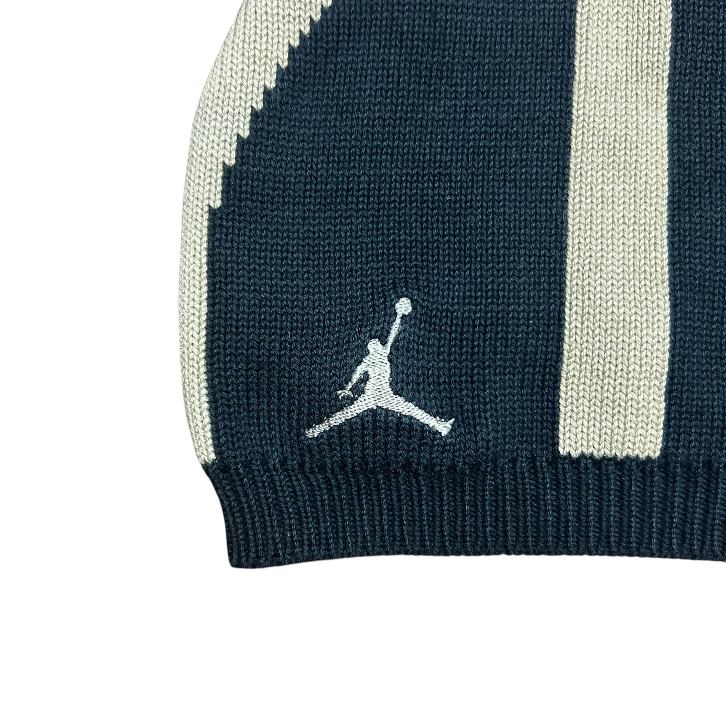 Jordan Y2K Black & Beige Beanie