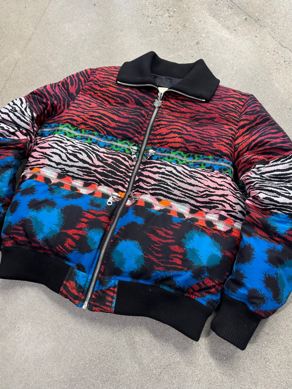 Kenzo x H&M Zebra Print Down Jacket - L