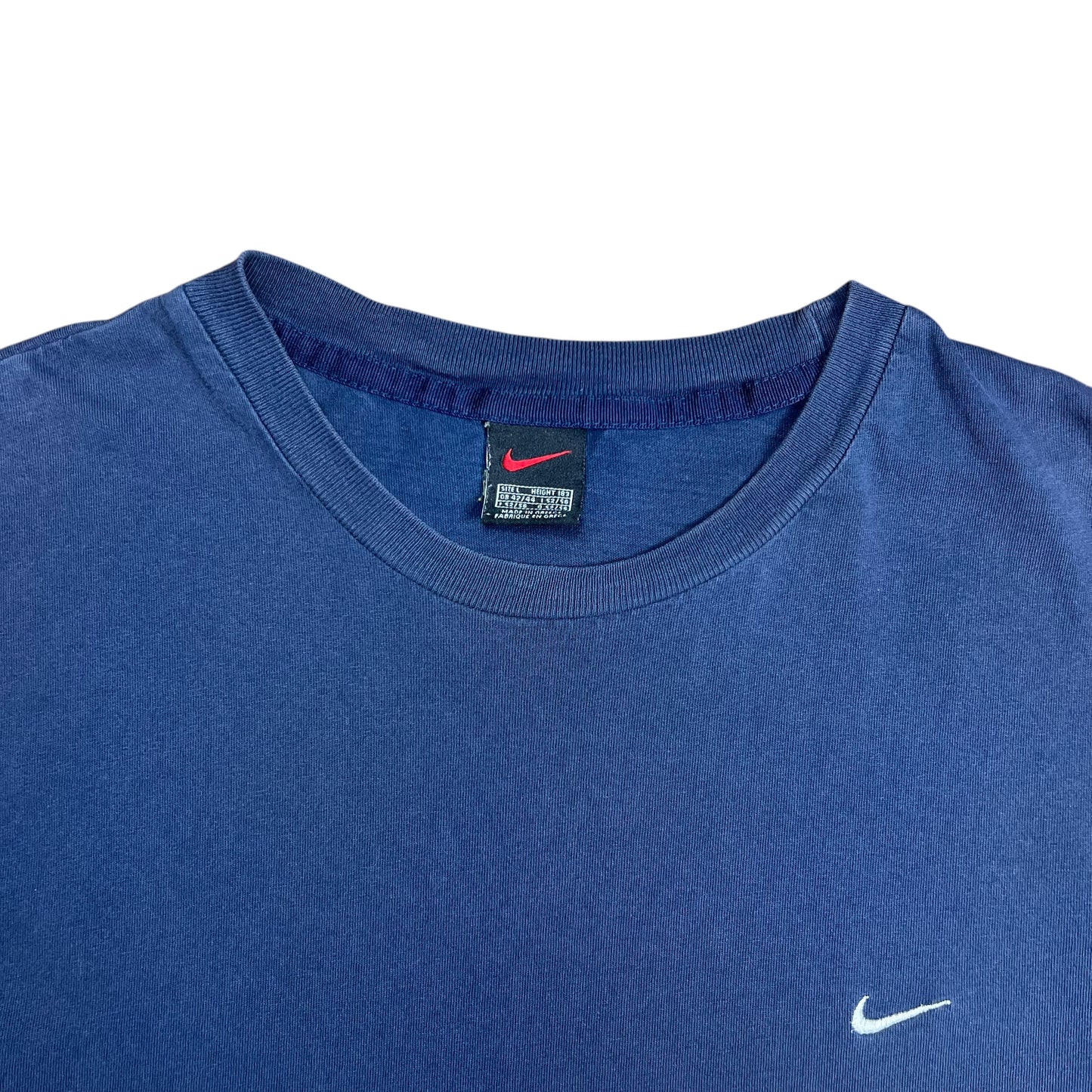 Nike Basic Navy Swoosh T-shirt - XL