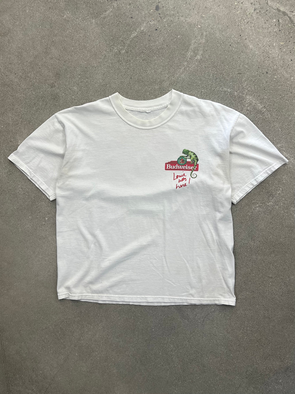 1997 Louie The Lizard Budweiser T-Shirt - L