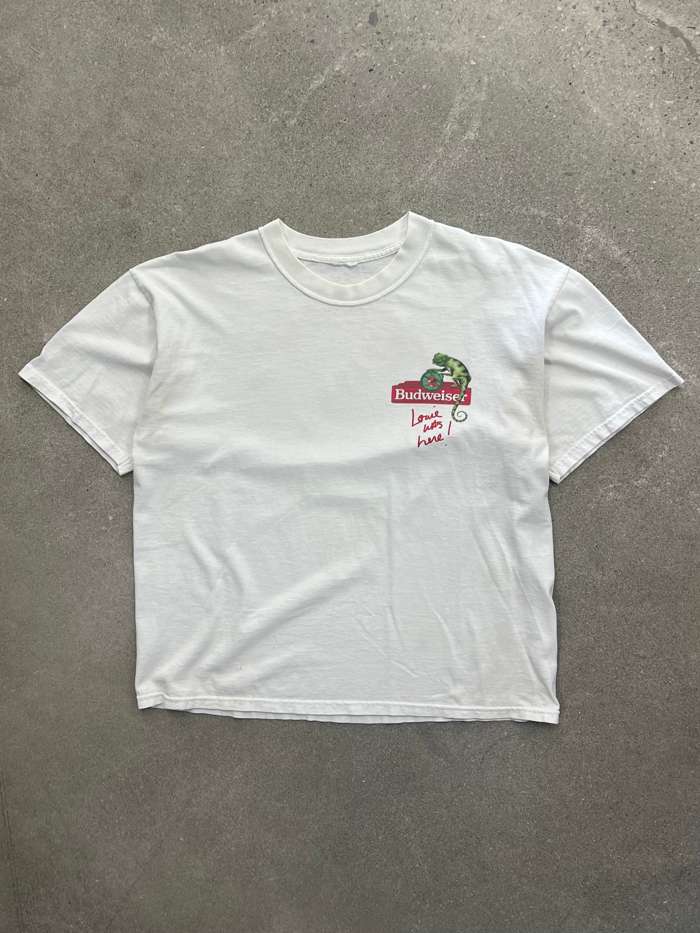 1997 Louie The Lizard Budweiser T-Shirt - L