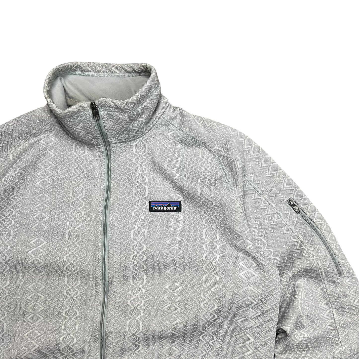Patagonia Frozen Jacquard Salt Grey Better Sweater - L