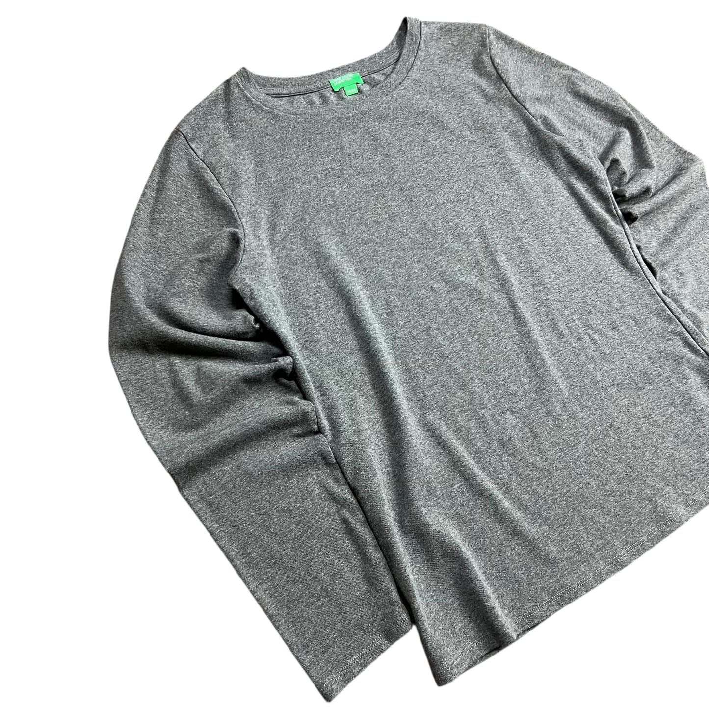 United Colors Of Benetton Grey Long-sleeve Shirt - M