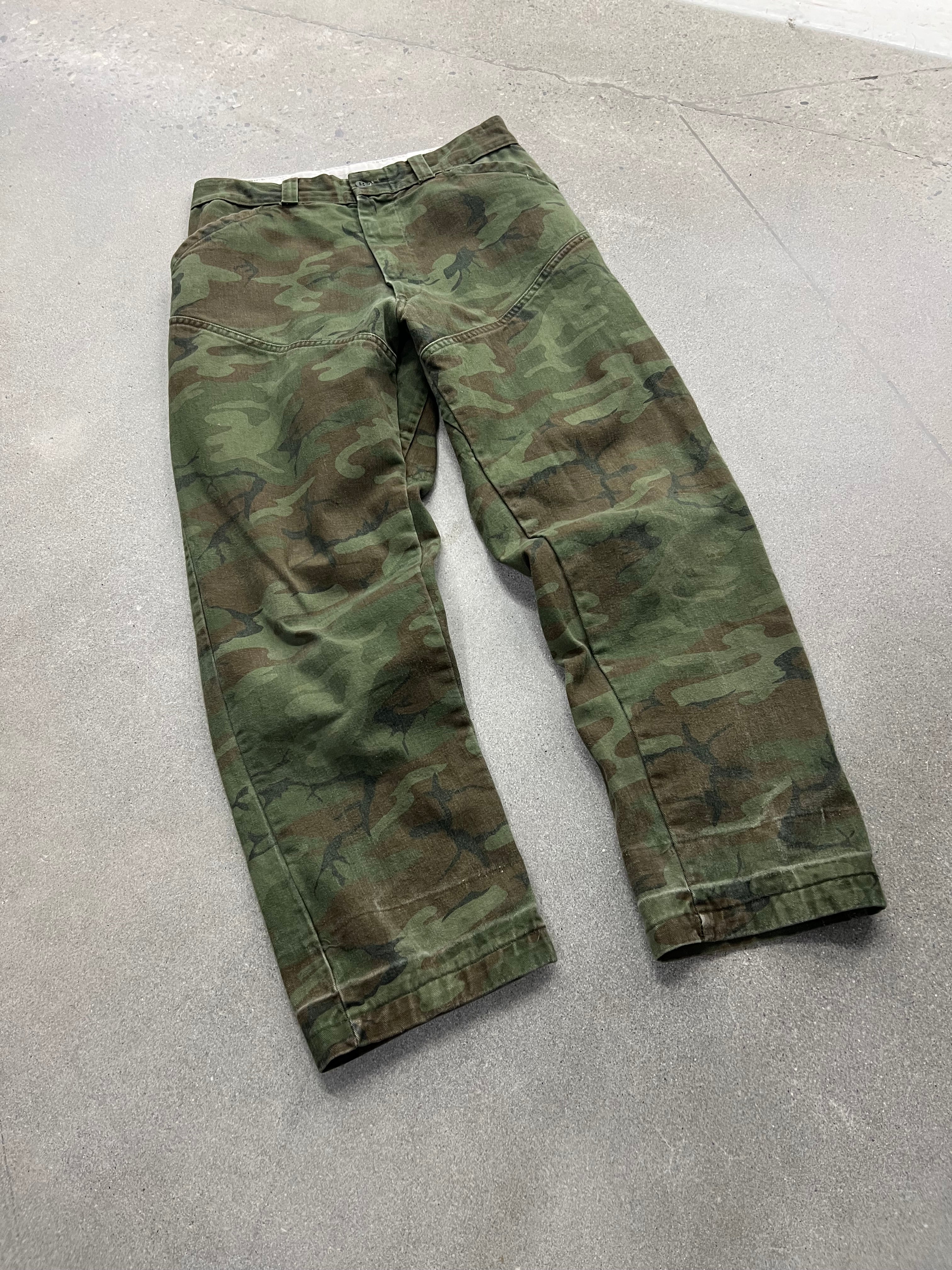 Sears By Ted Williams Double Knee Camo Pants - 32”