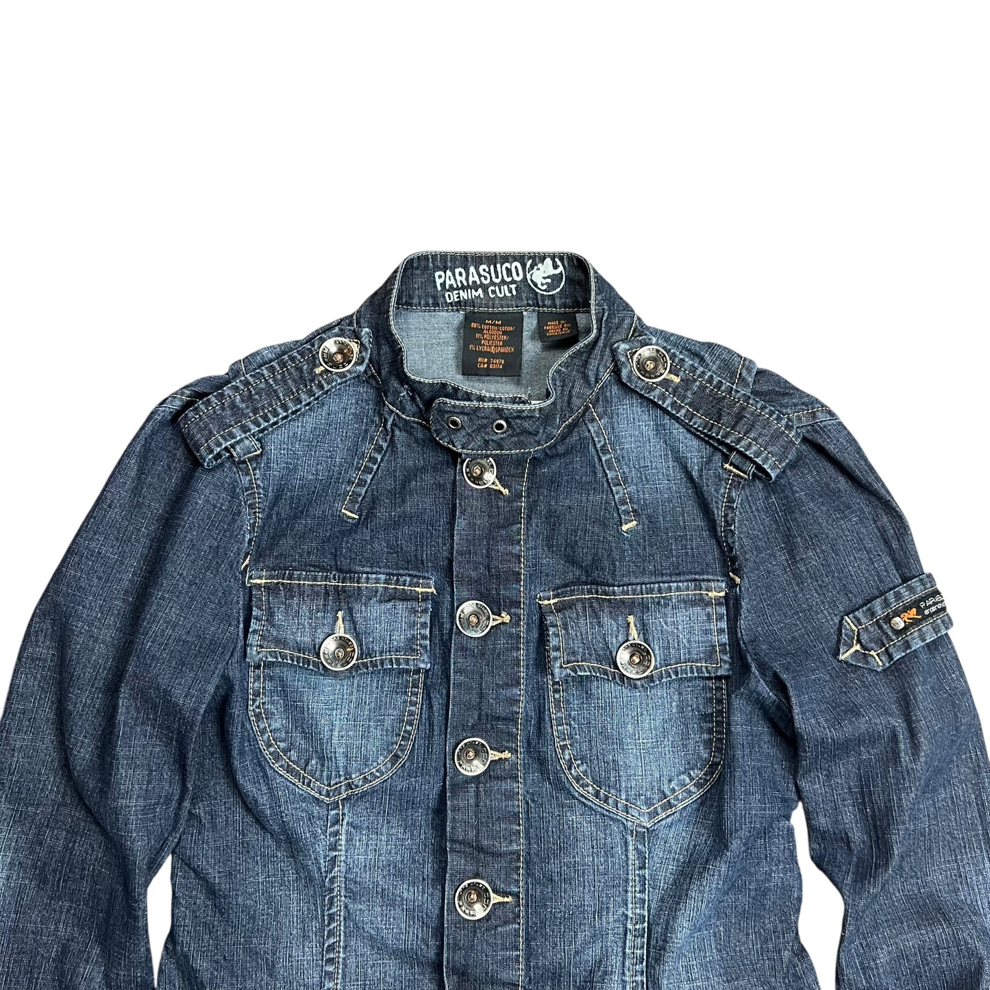 Parasuco ￼Cult Military Denim Jacket - M