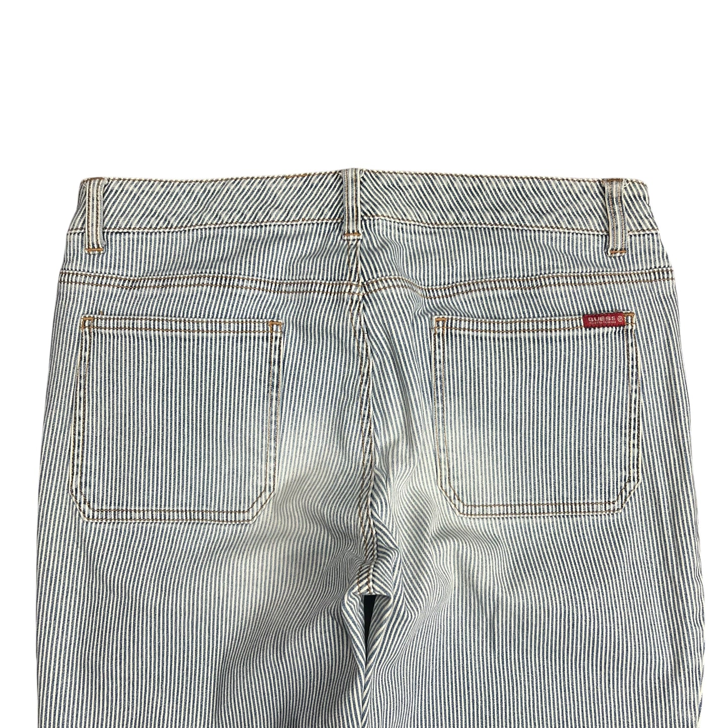 Guess Stripped Low Rise Flared Jeans - 30"