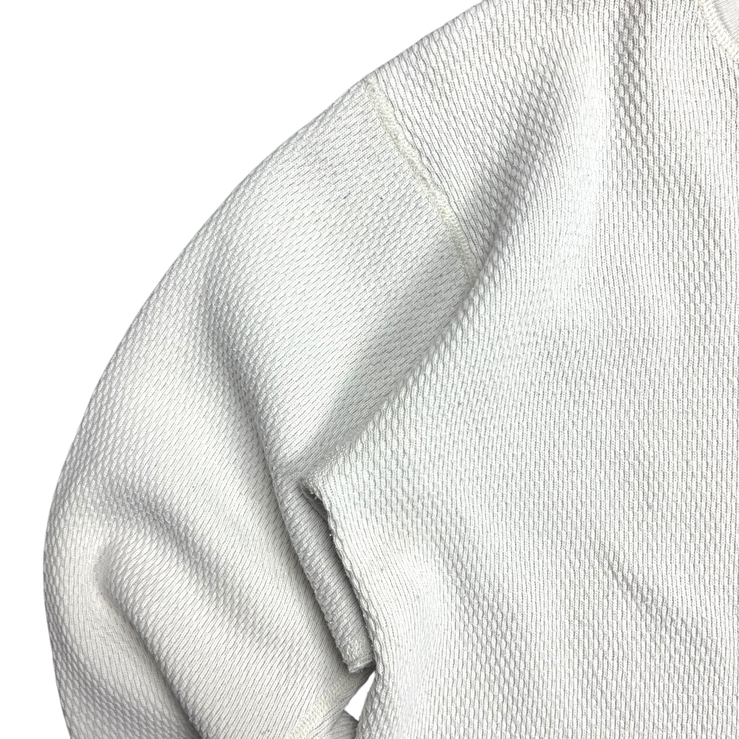 J.E. Morgan Waffle-Knit Thermal Long-sleeve Shirt - L