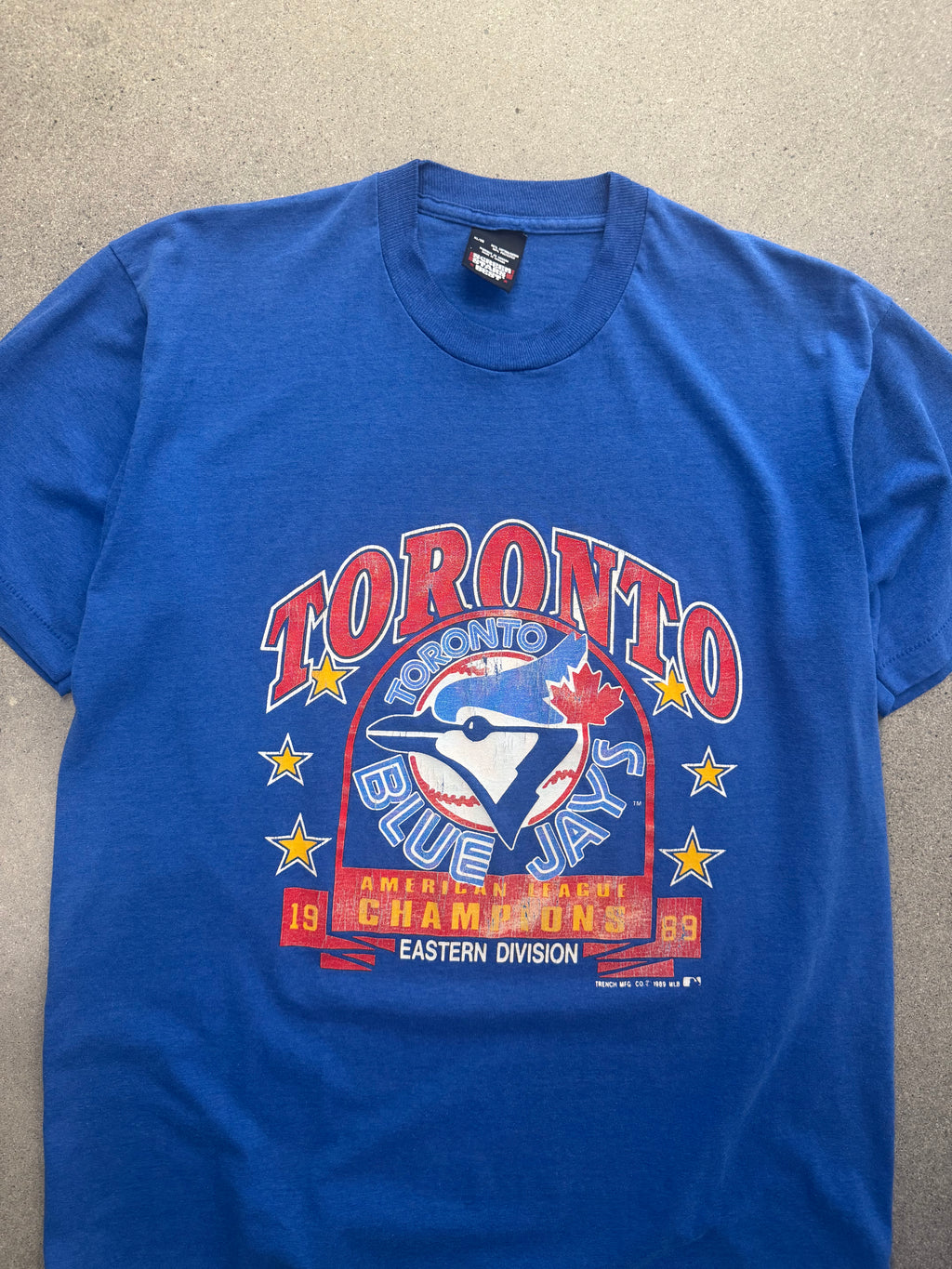1989 Toronto Blue Jays Eastern Division MLB Champions T-Shirt - L