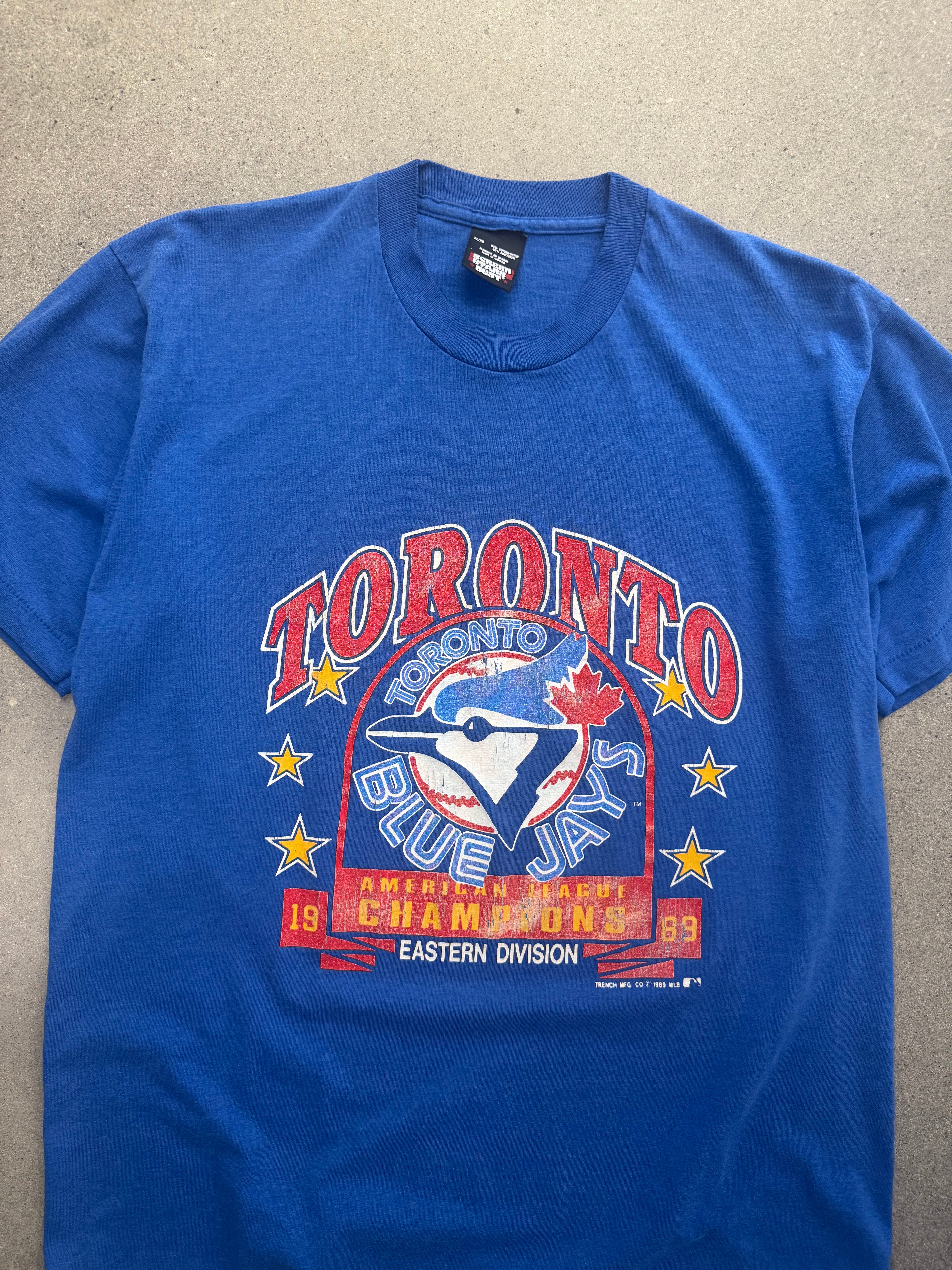 1989 Toronto Blue Jays Eastern Division MLB Champions T-Shirt - L