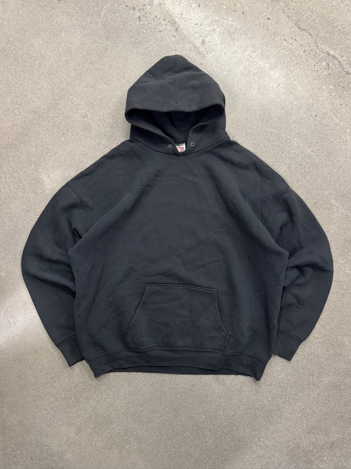 Faded Fruit of the Loom Blank Pullover Hoodie - XL
