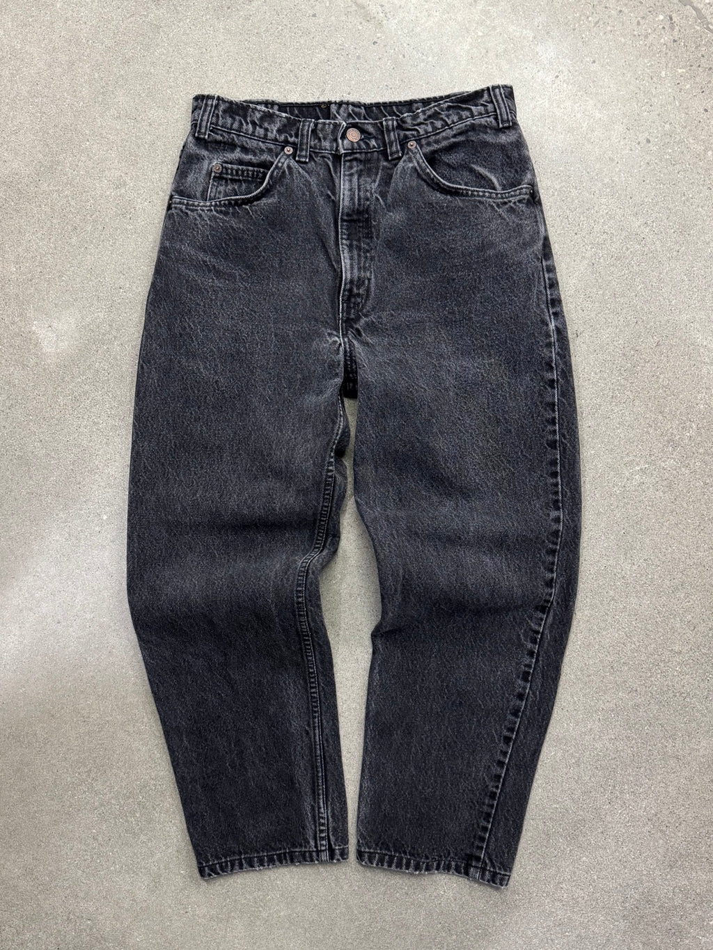 Faded Levi's 634 Orange Tab Jeans - 30"