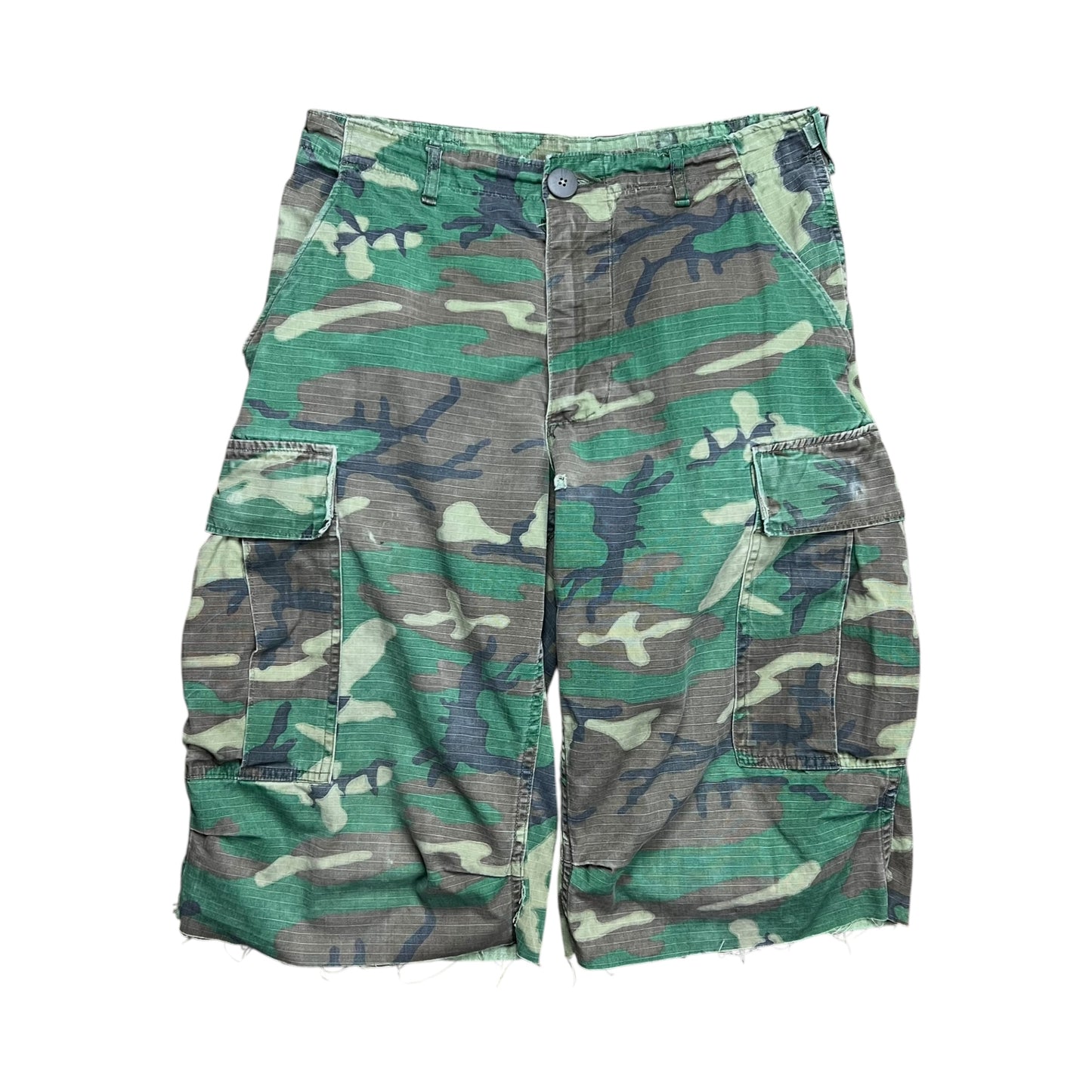 Faded Woodland Camo ARMY Capris - 30"