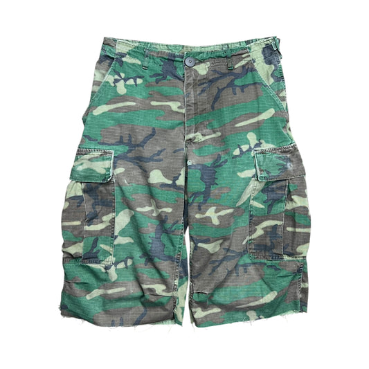 Faded Woodland Camo ARMY Capris - 30"