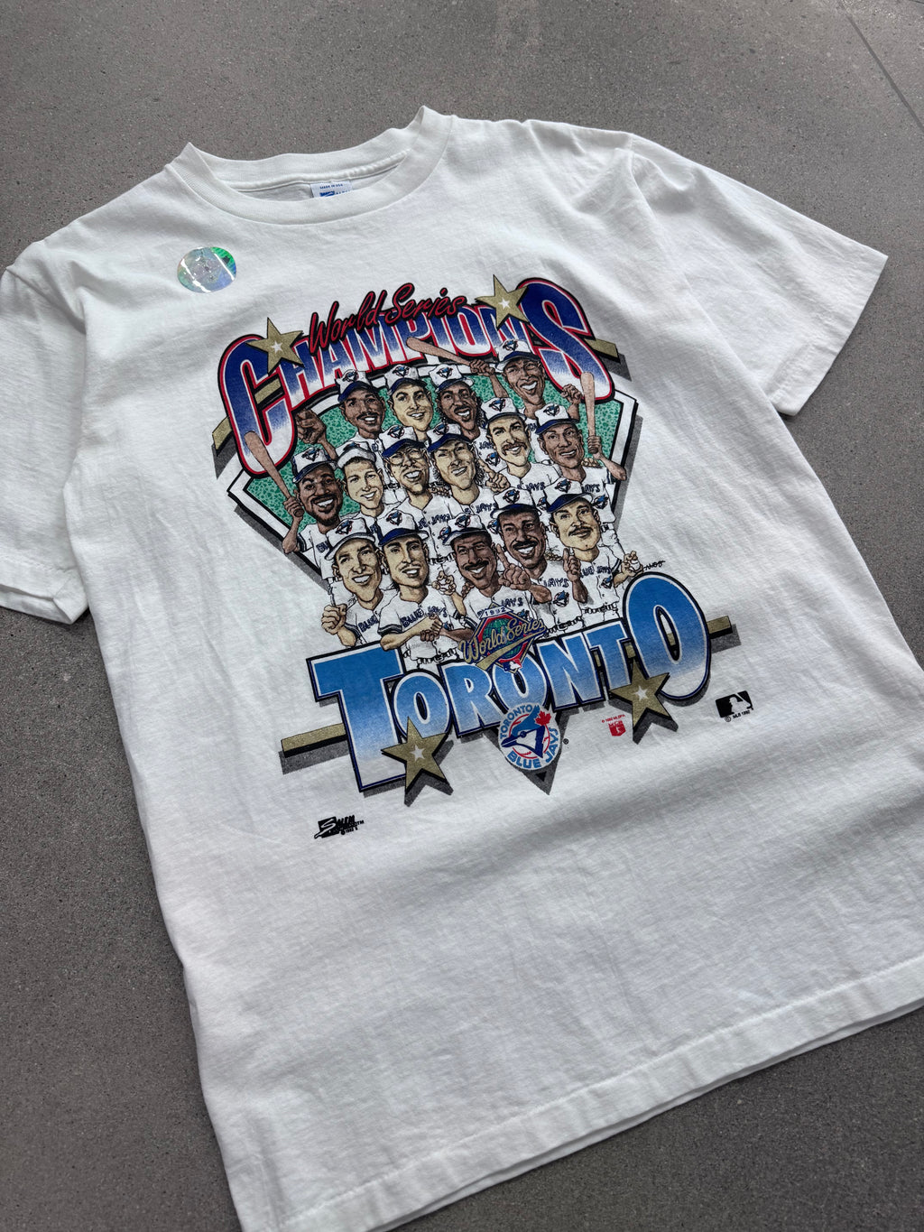 1992 Salem Sportswear Toronto Blue Jays World Series MLB Champions - L