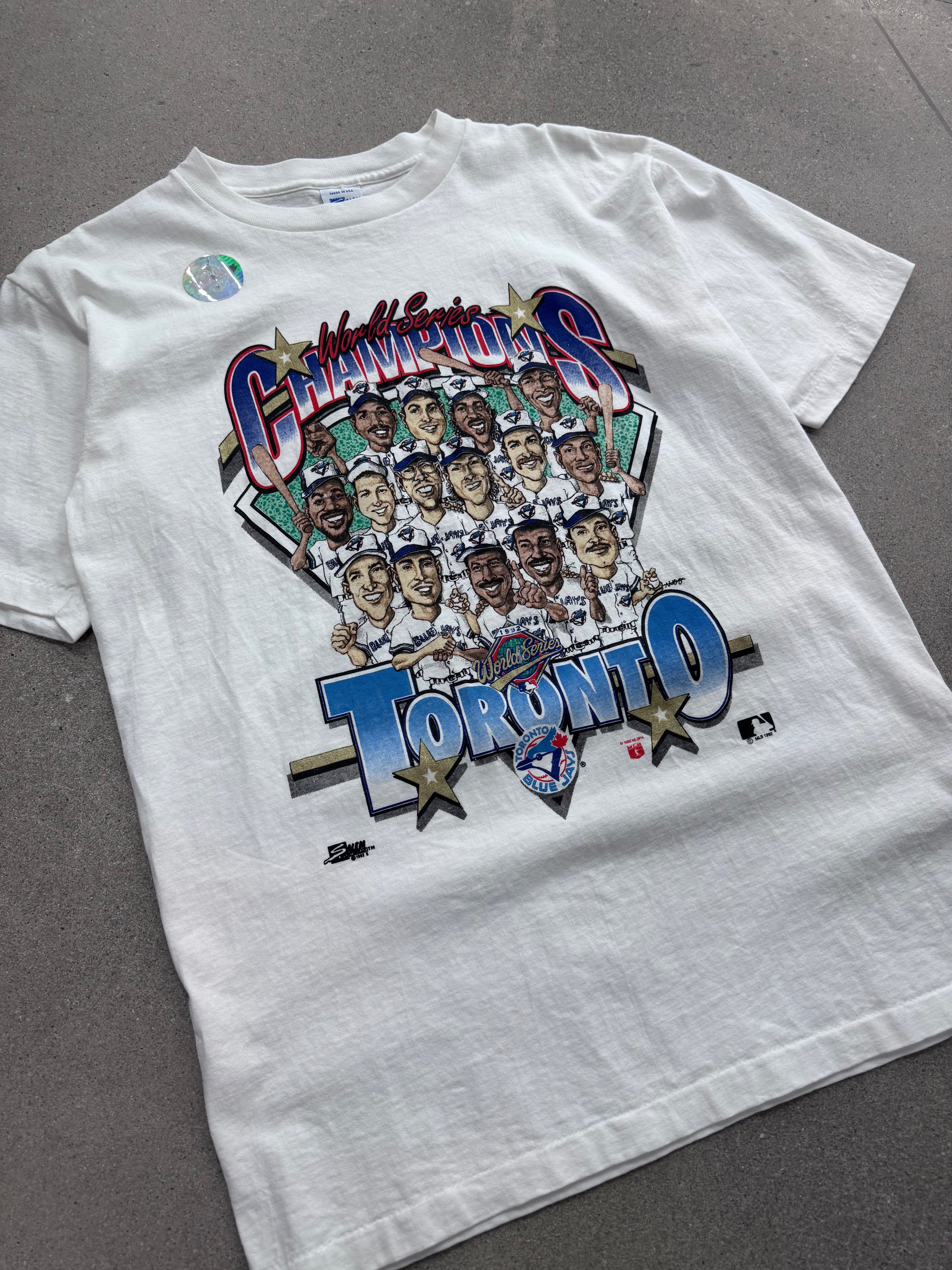 1992 Salem Sportswear Toronto Blue Jays World Series MLB Champions - L