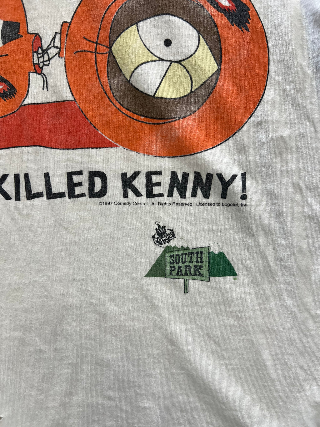 1997 South Park They Killed Kenny T-Shirt - XL