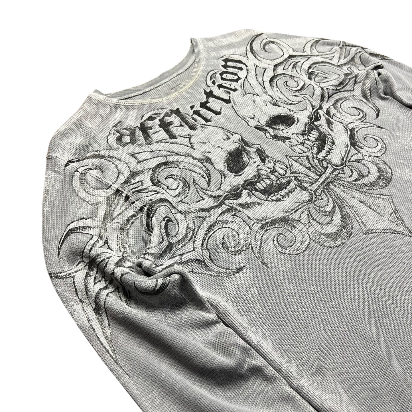 Affliction Tim Sylvia Gothic Thermal Shirt - L