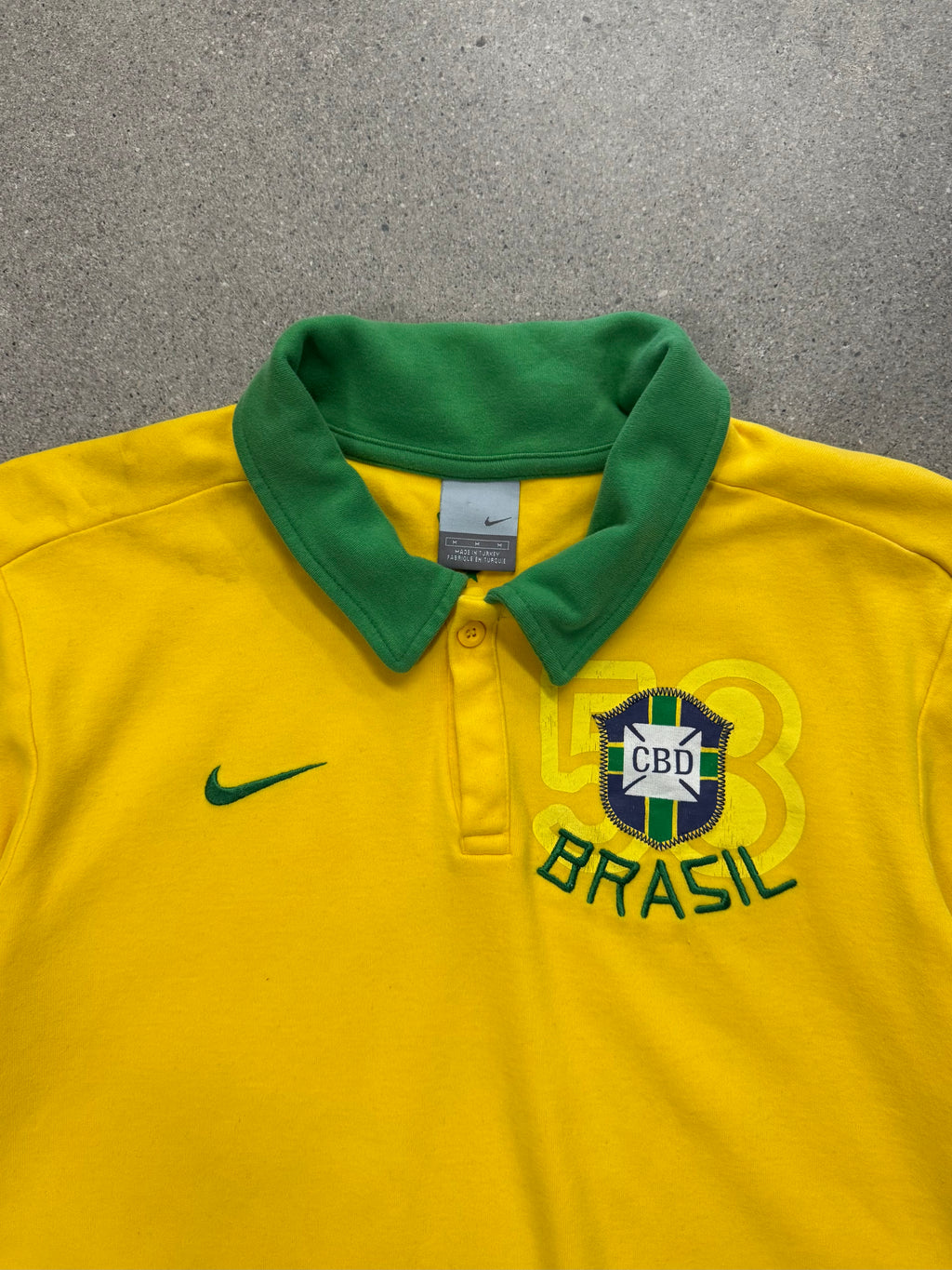 Nike Brazil Soccer Club World Champions Polo Shirt - S