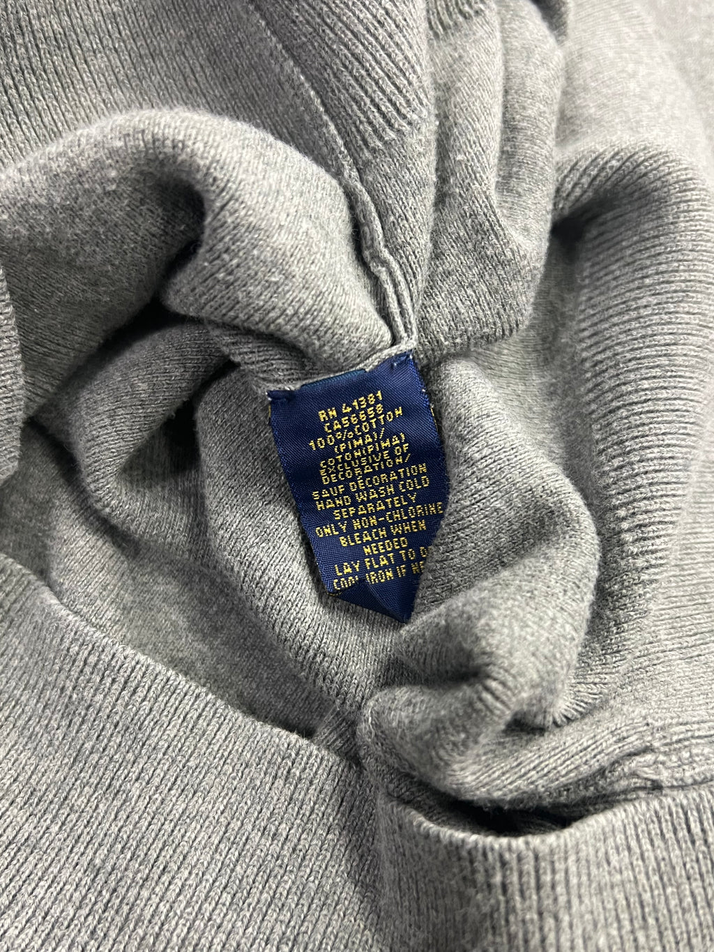 Polo Ralph Lauren Pima Cotton V-Neck Sweater - S