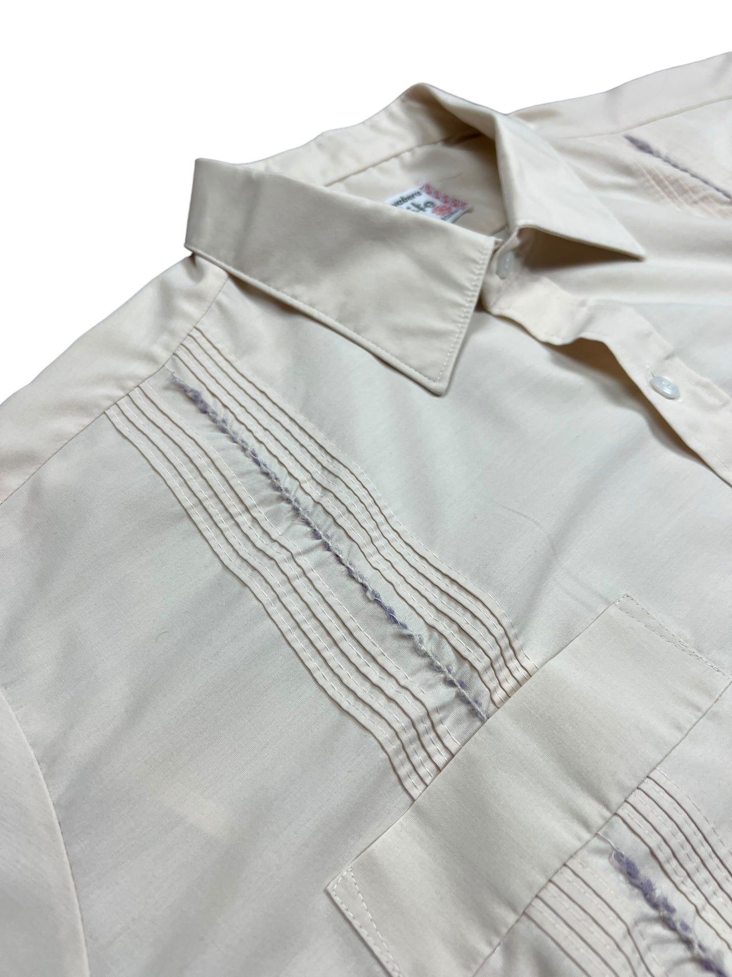 90’s Pleated Polo Button-up shirt - XL