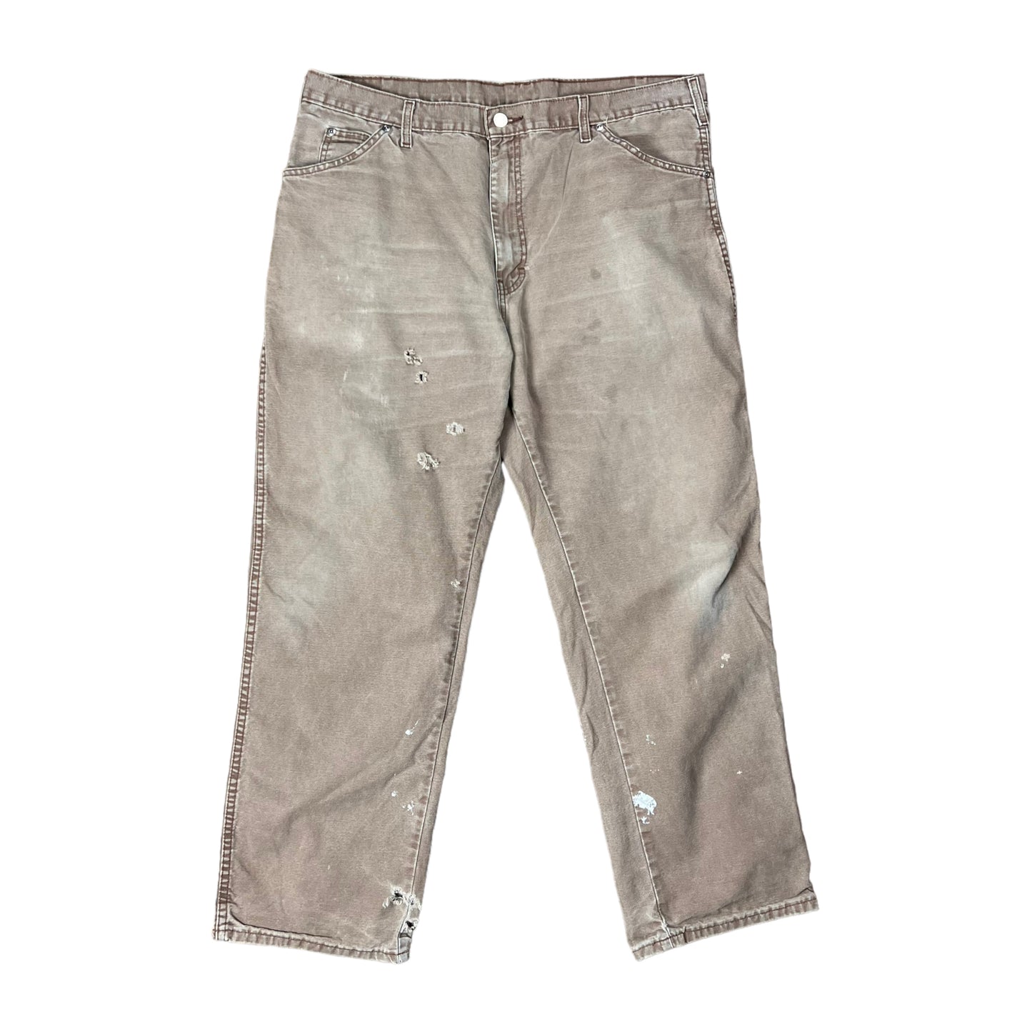 Dickies Faded Brown Carpenter Pants - 38"