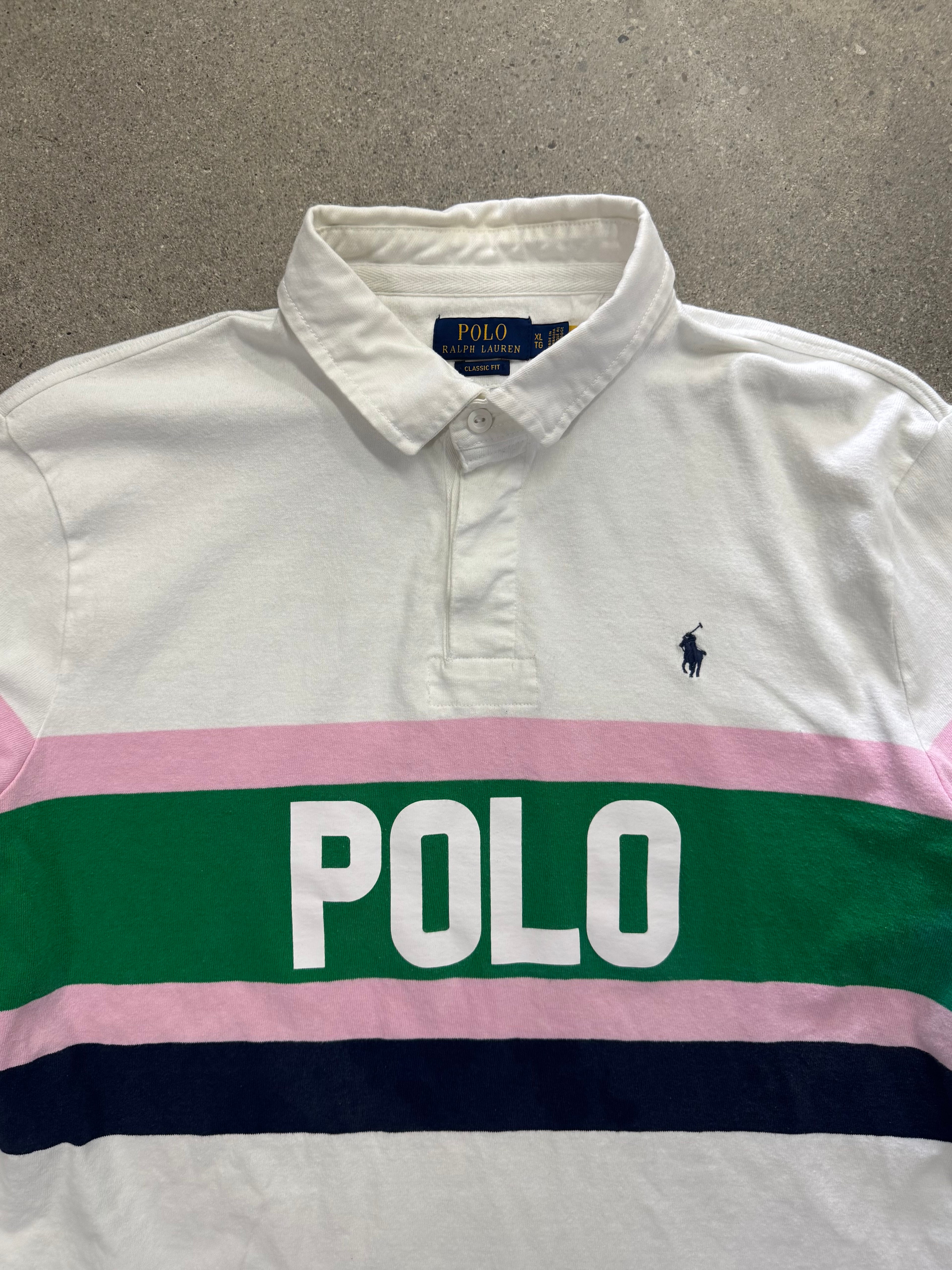 Polo Ralph Lauren Striped Rugby Shirt - XL