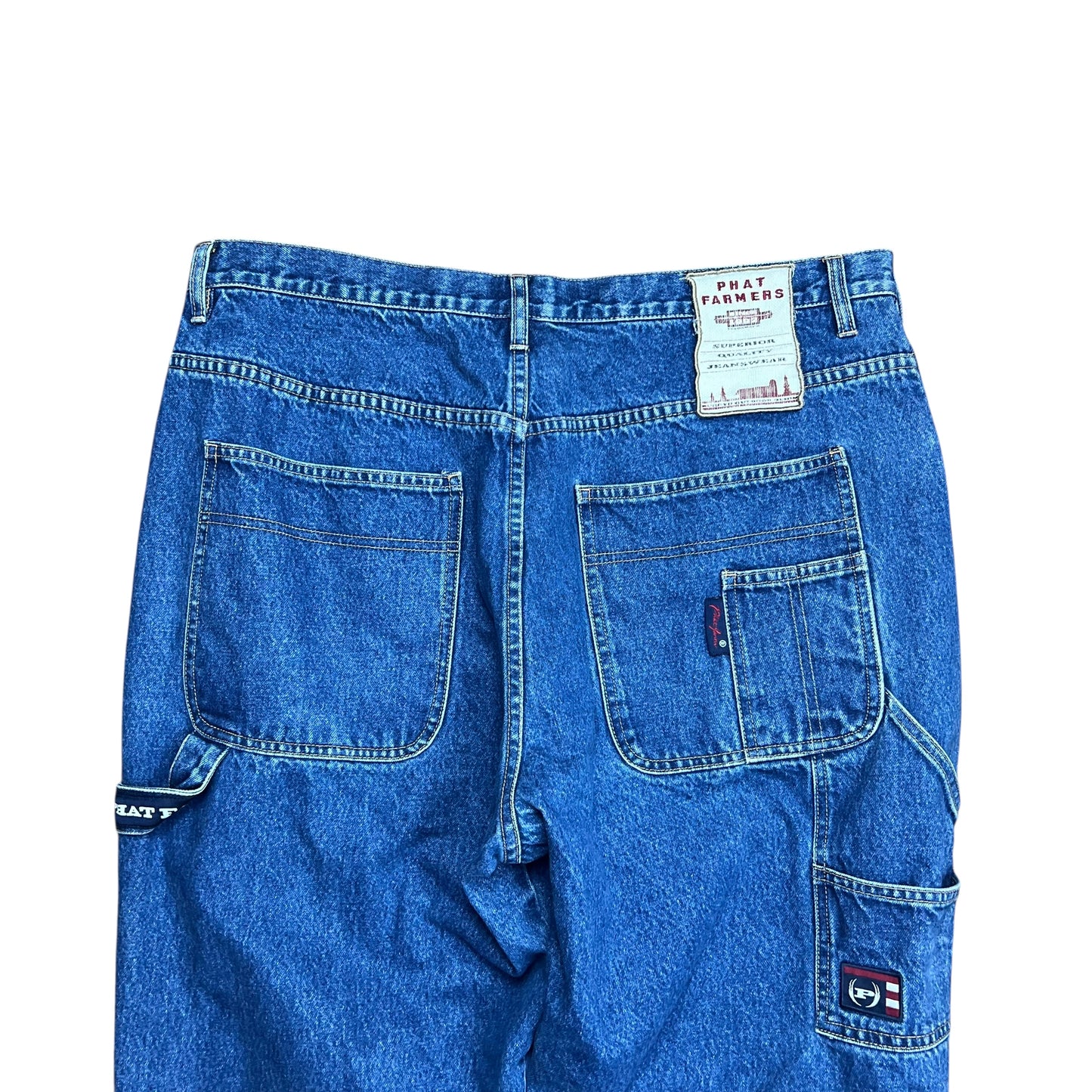 Phat Farm Baggy Blue Carpenter Jeans - 40"