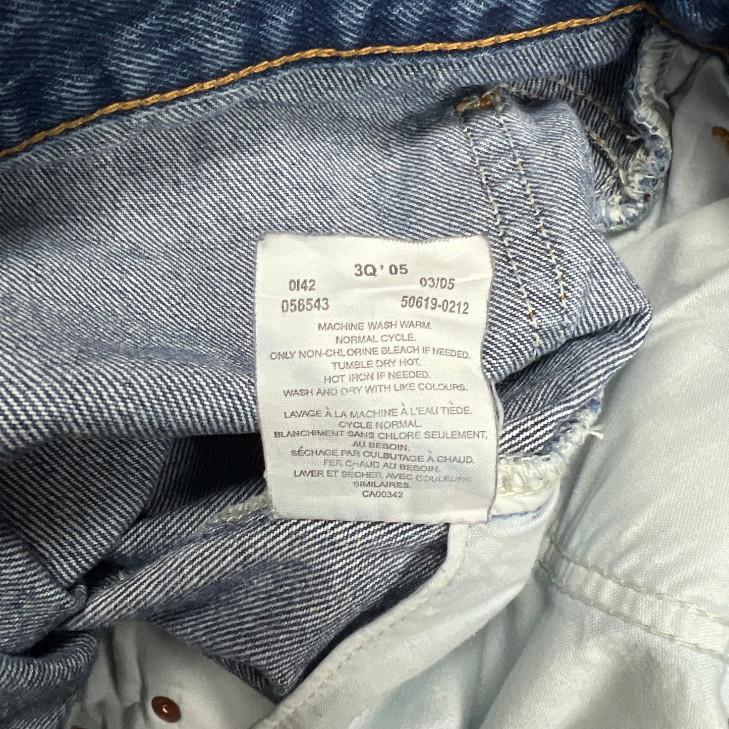 Levi's Orange Tab Blue Jeans - 34"