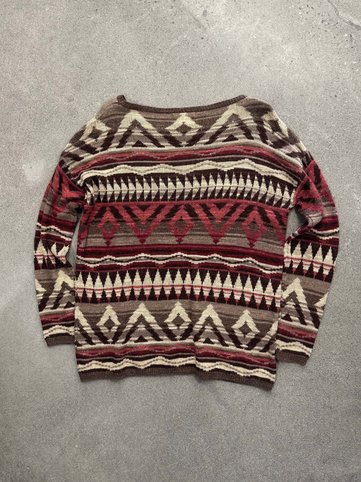Denim & Supply Ralph Lauren Southwestern Henley Knit Sweater - M