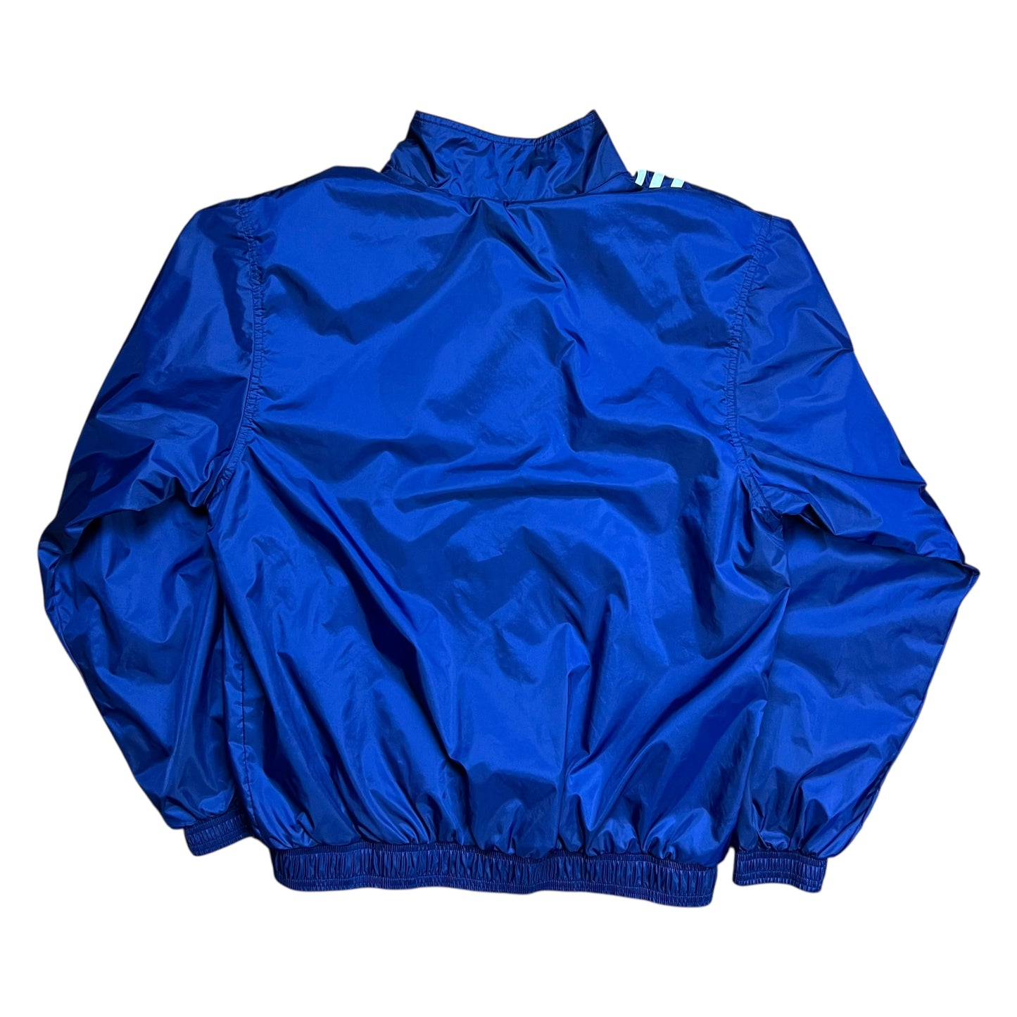 Adidas Navy Nylon Lined Track Jacket - M