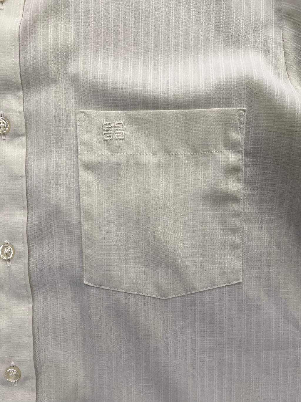 Givenchy Gentlemen Striped Short Sleeve Button-Up Shirt - L
