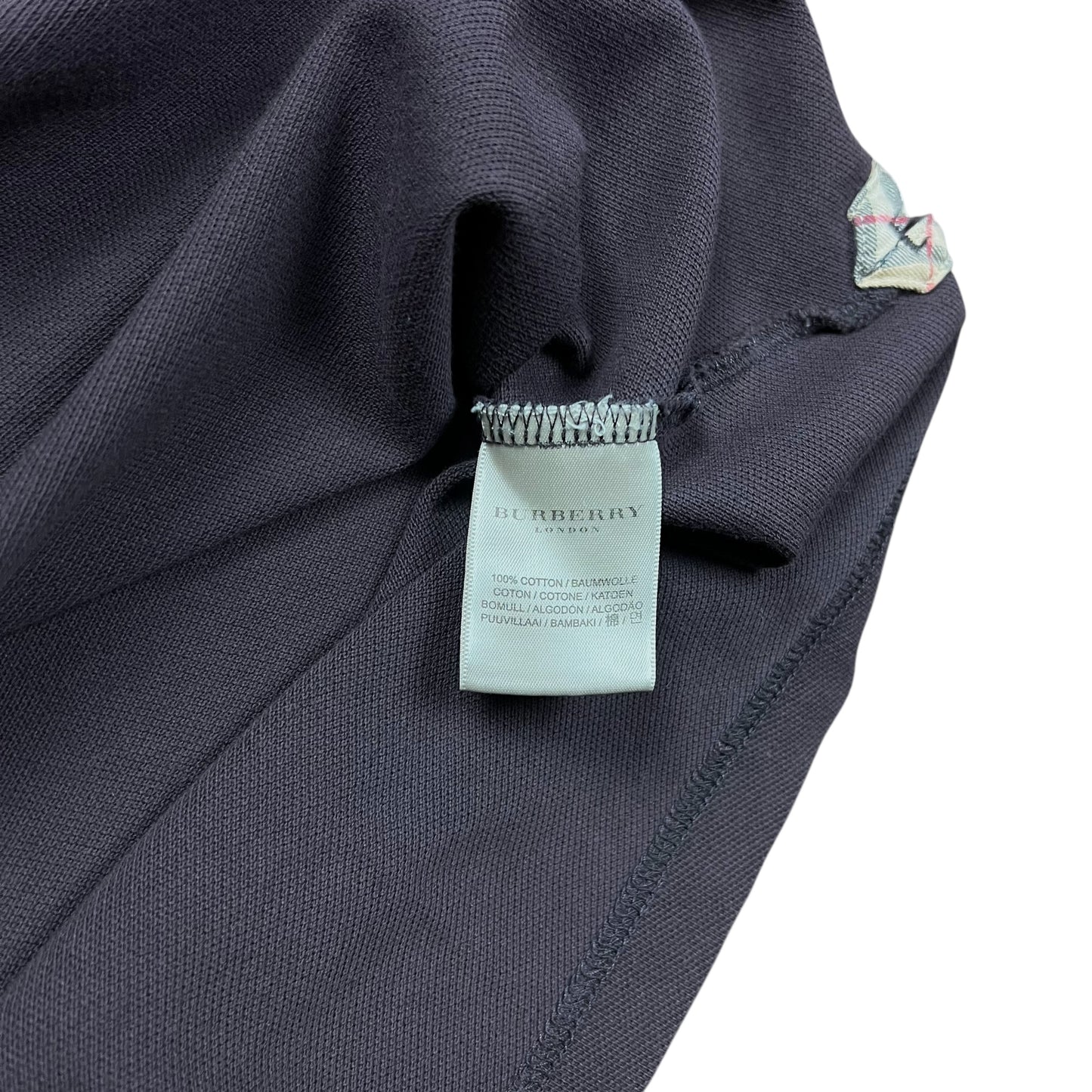 Burberry Brown Basic Polo Shirt - L