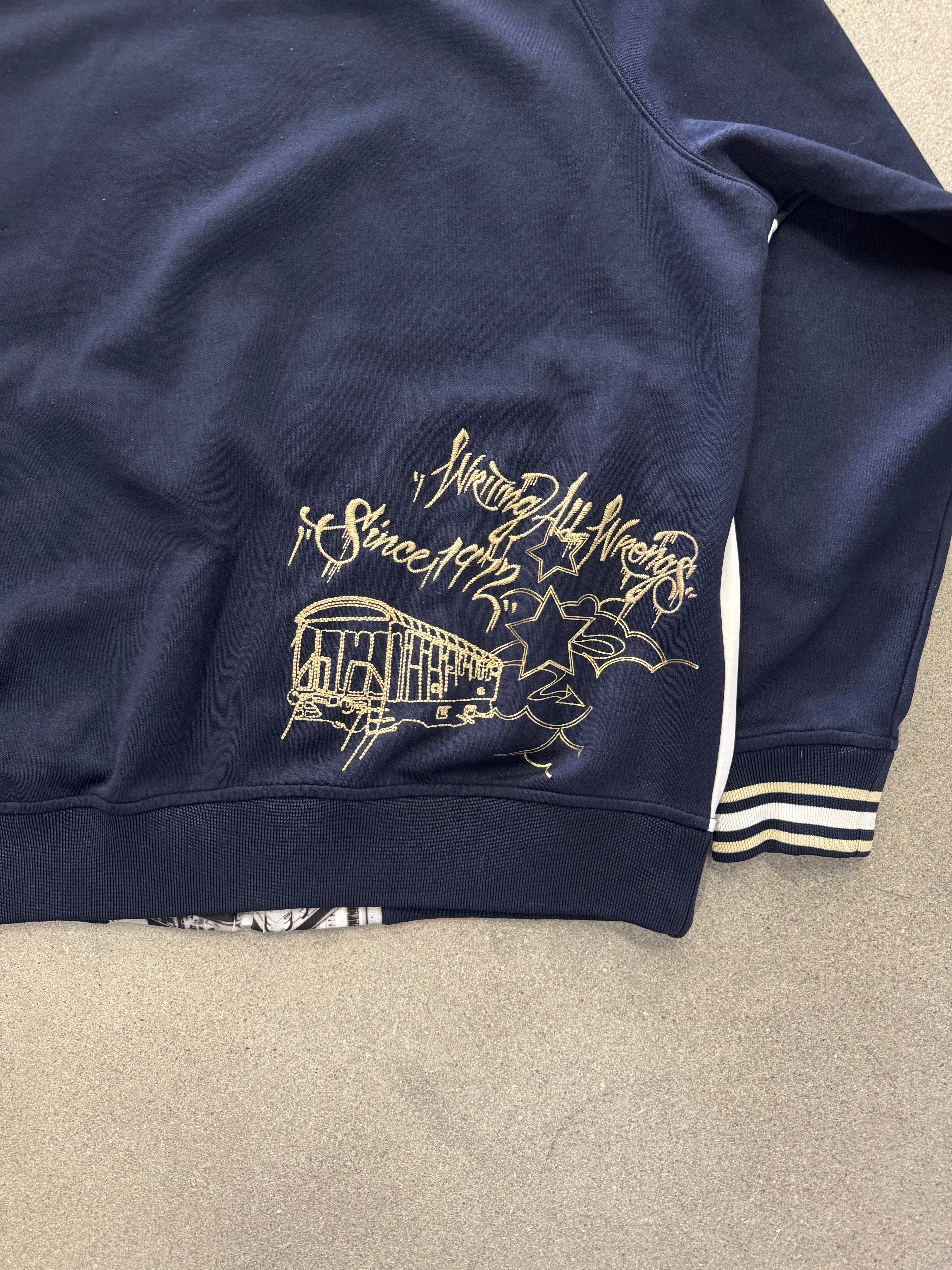 Mark Ecko Unltd. Baggy Full-Zip City Sweatshirt - L